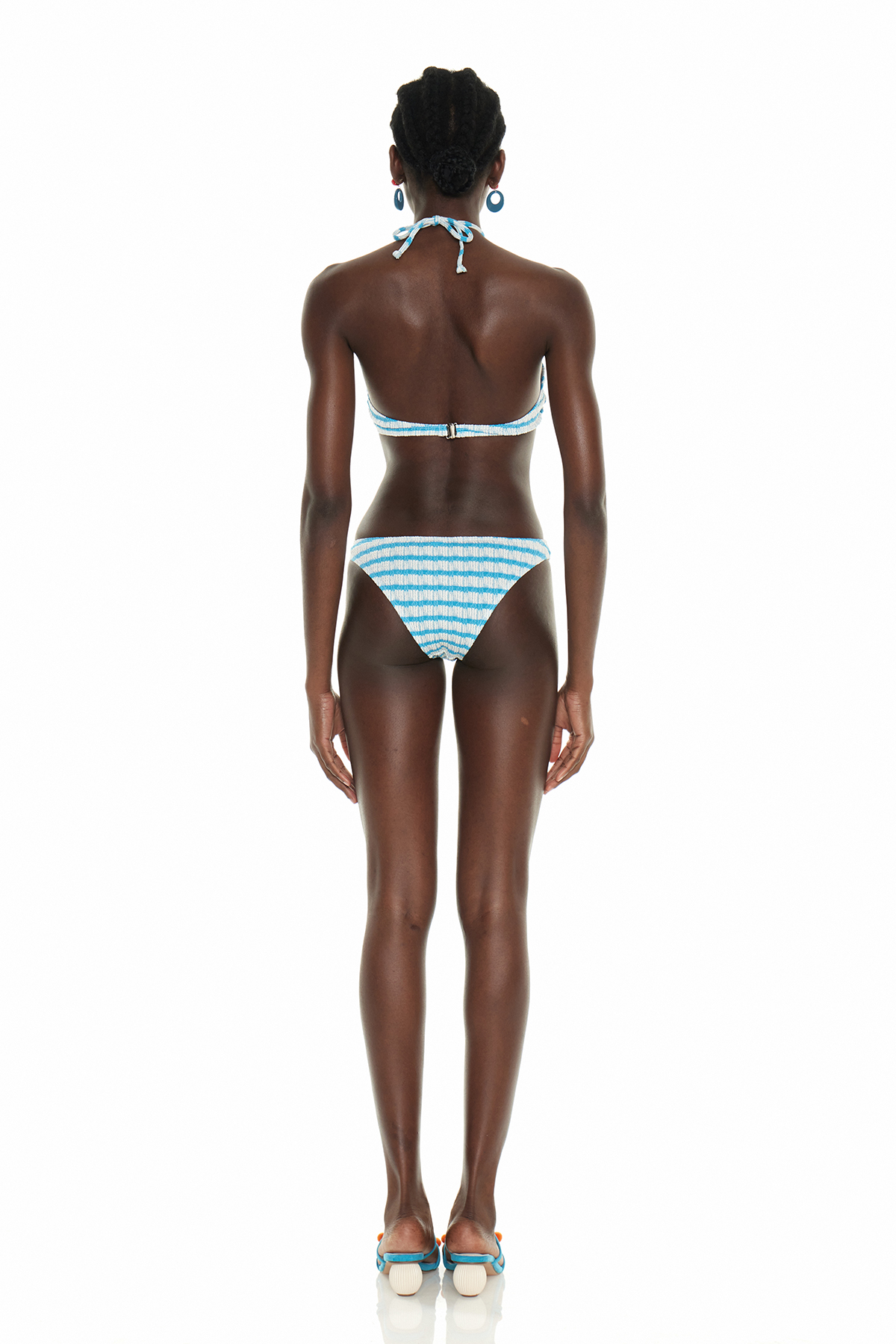 Finnbar Halter Neck Stripe Swimwear