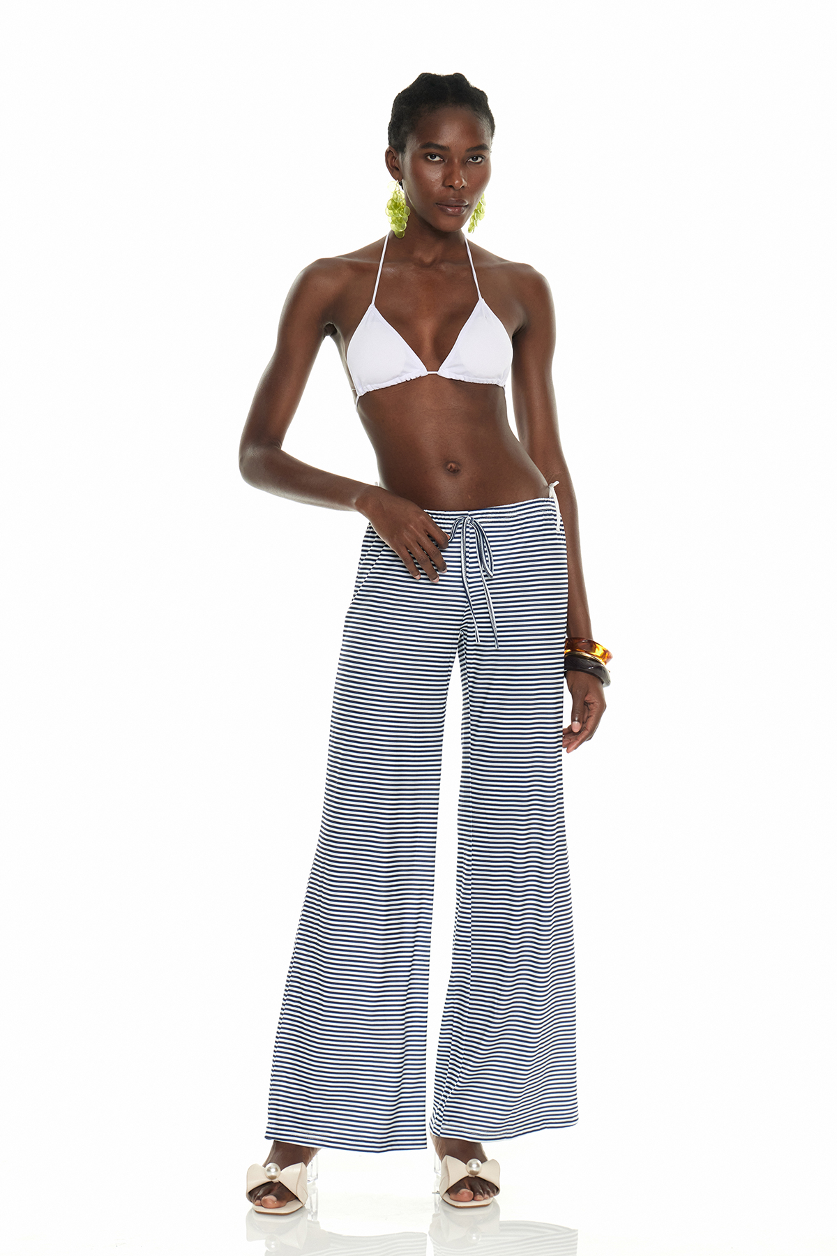 Finnbarr Stripe Wide Leg Pants