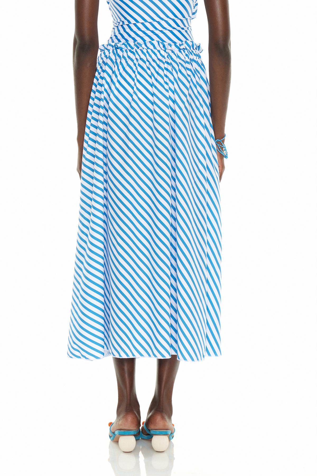 Finnen Ruffle Stripe Swimwear