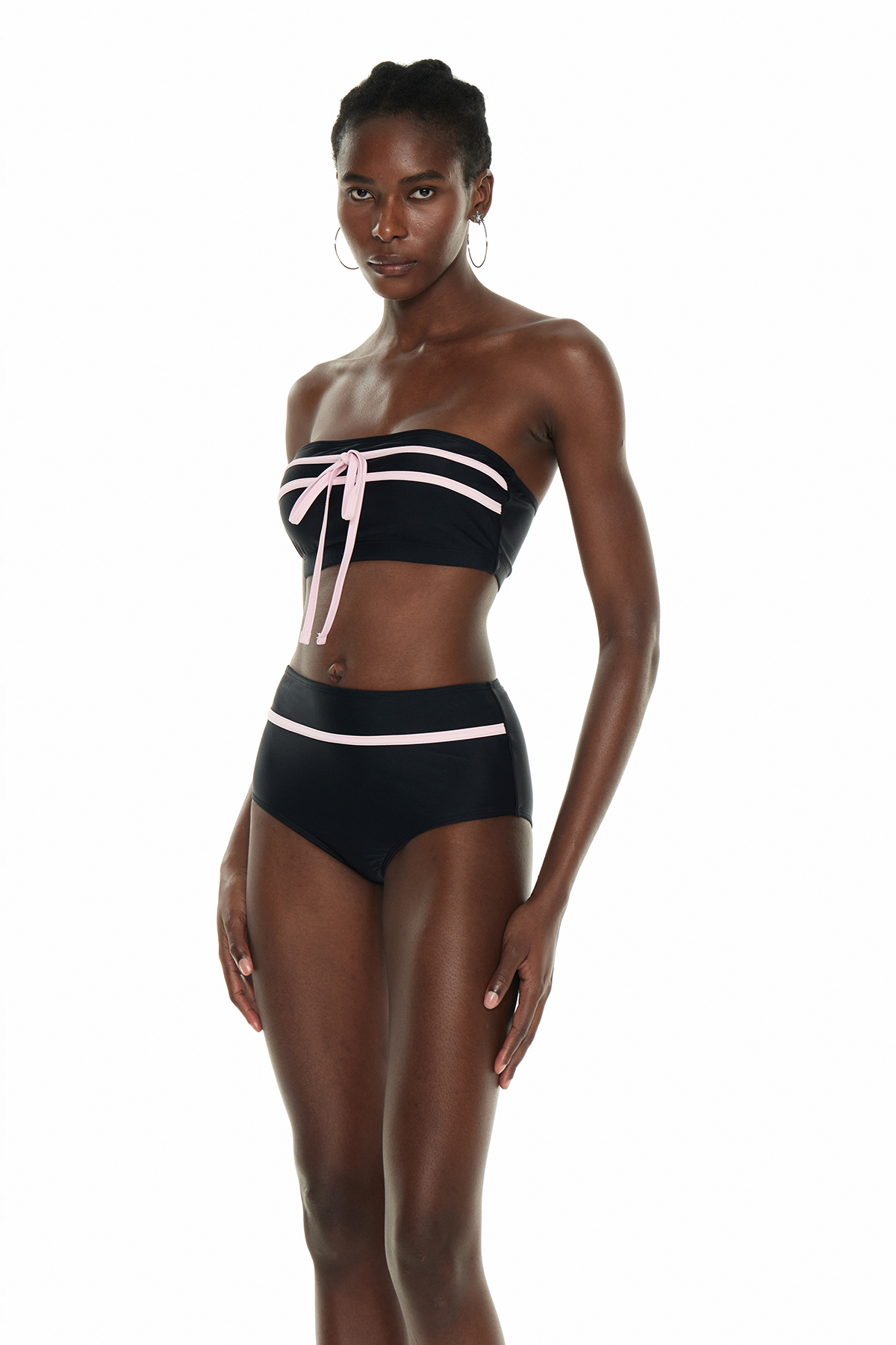 Finnley Strapless Colorblock Swimwear