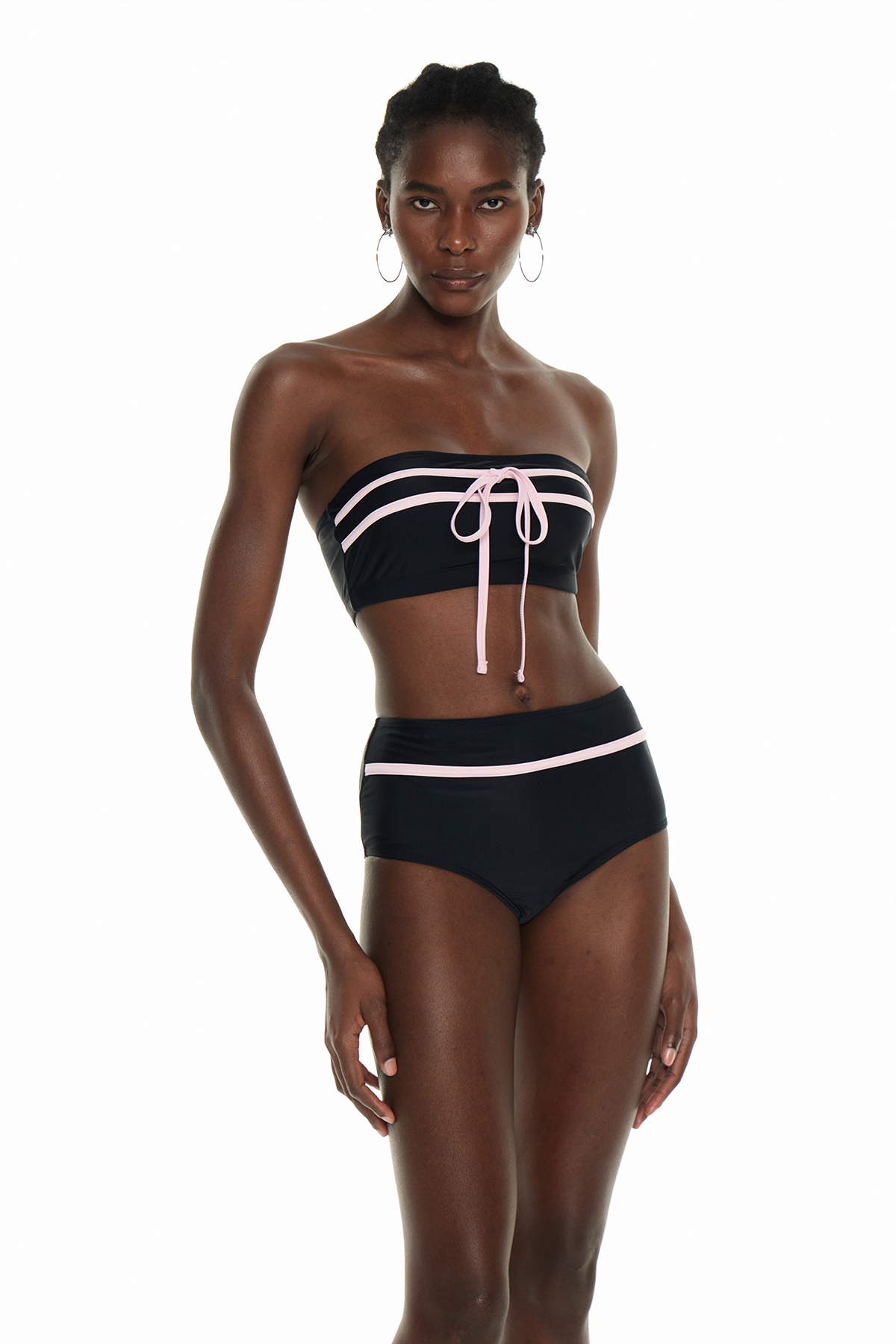 Finnley Strapless Colorblock Swimwear
