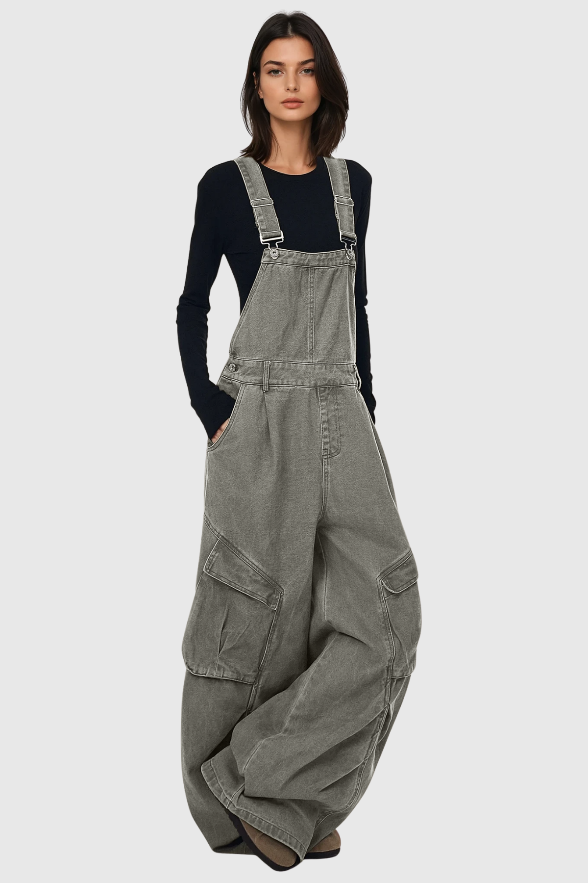 Fiona Denim Overalls
