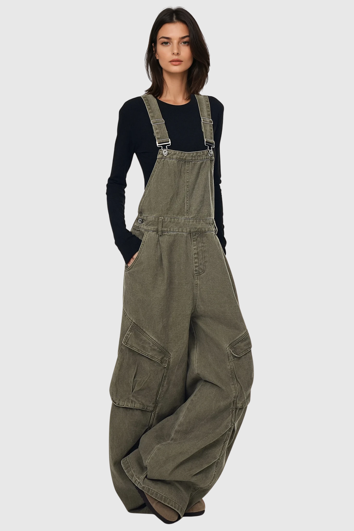 Fiona Denim Overalls