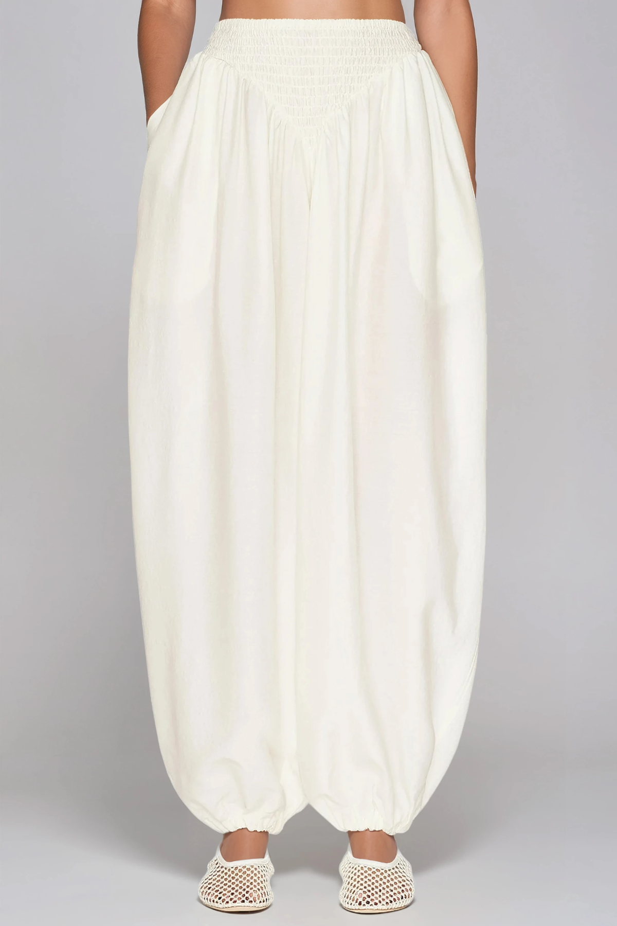 Fionnghuala Strapless Ruch Ruffle Pants Set