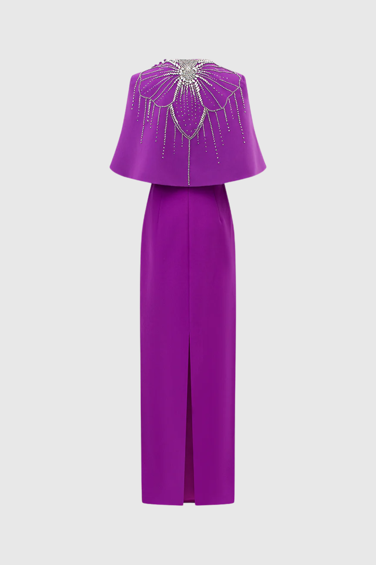 Fionntan Rhinestone Shawl Maxi Dress