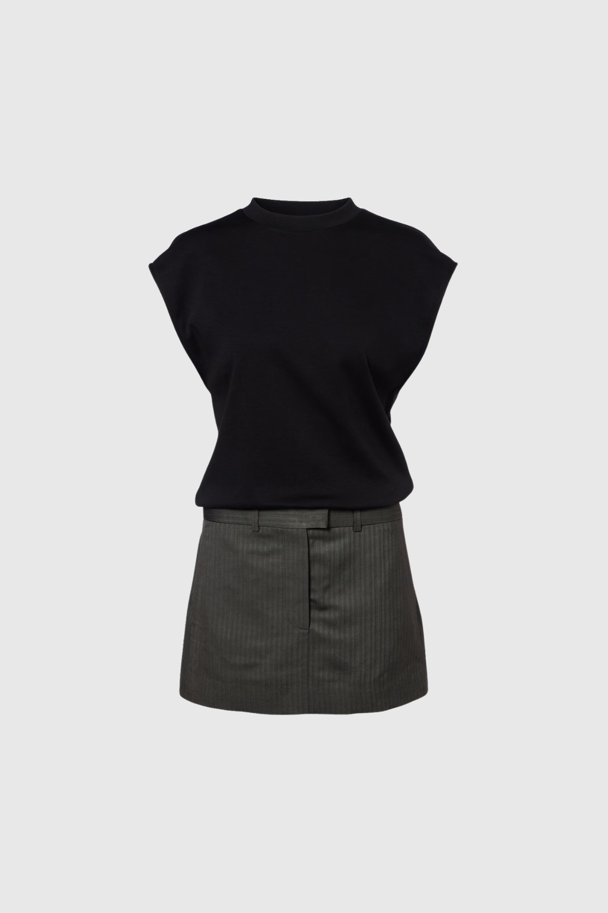 Fionnuala Sleeveless Deconstruct Mini Dress