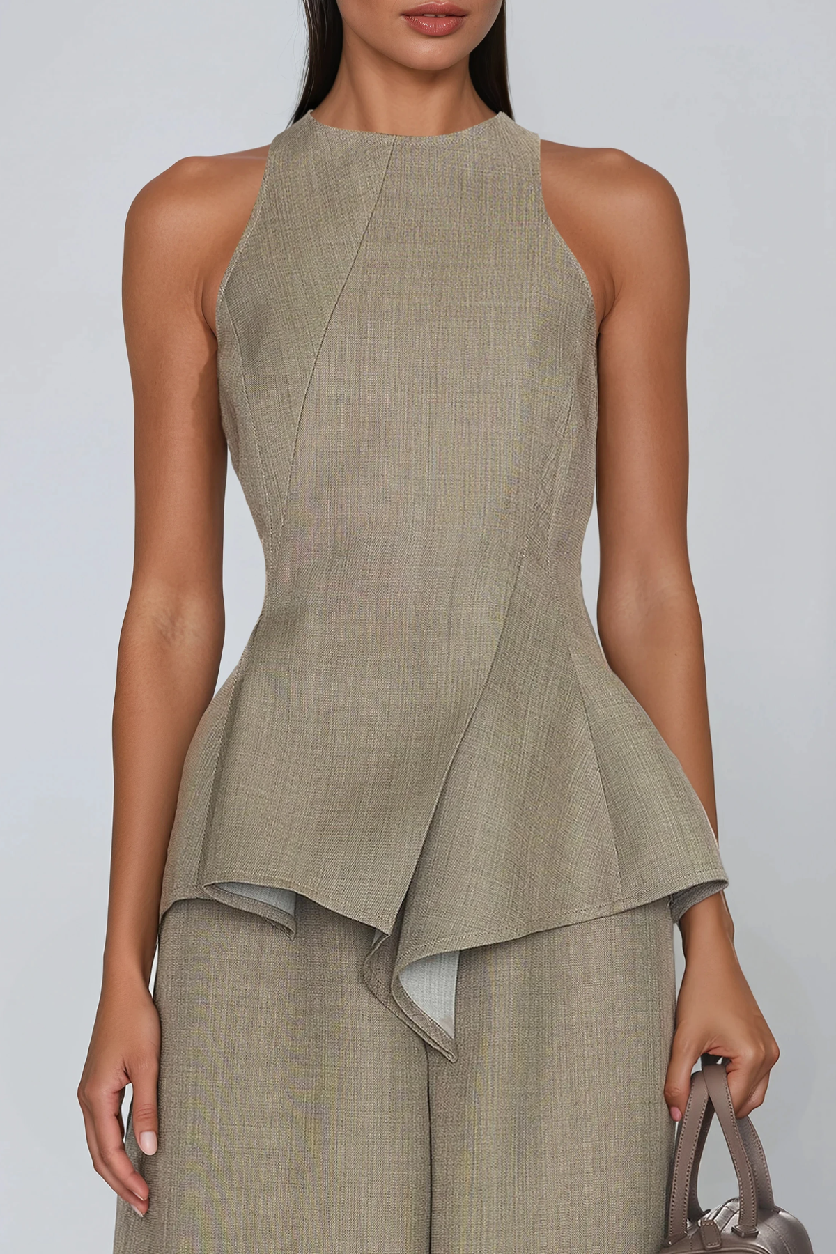 Firdous Asymmetric Tank Top