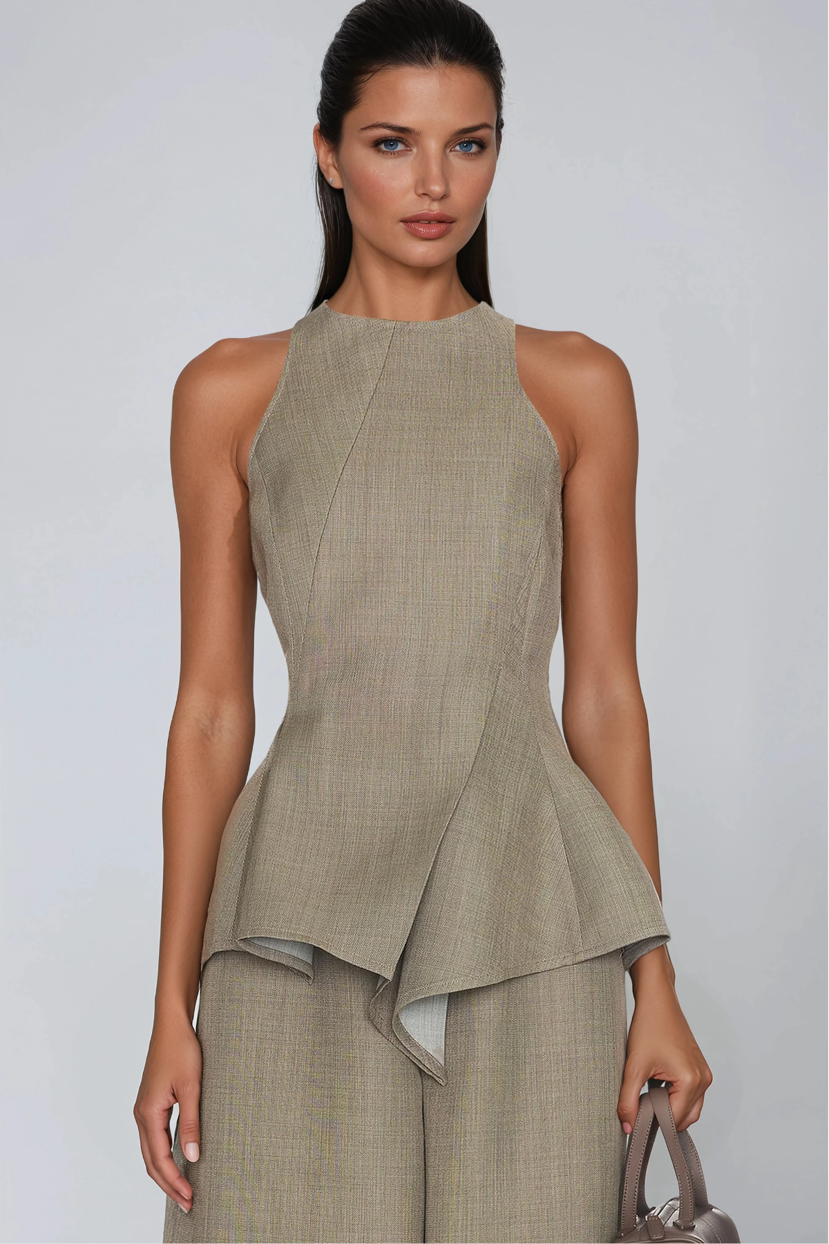 Firdous Asymmetric Tank Top