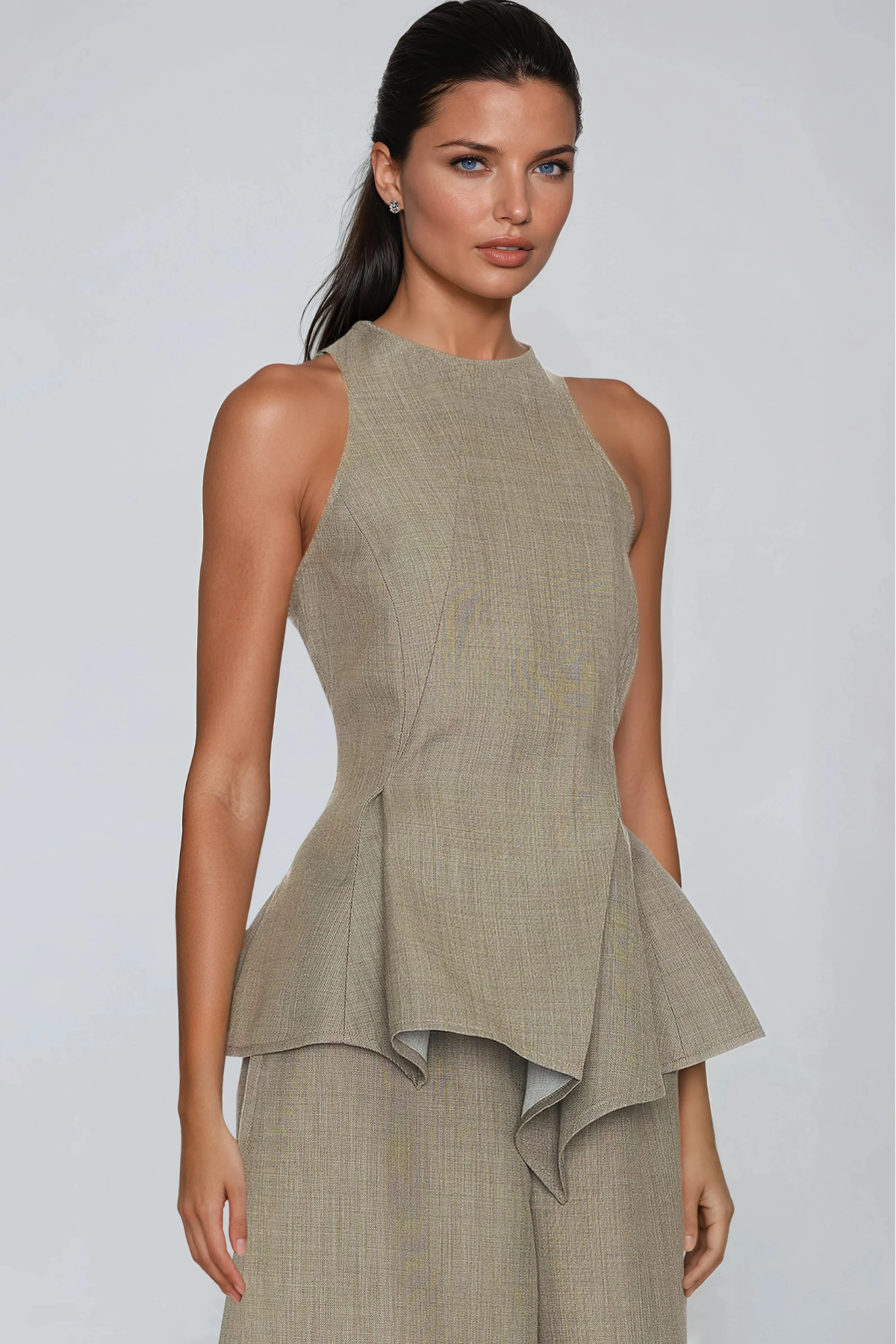 Firdous Asymmetric Tank Top