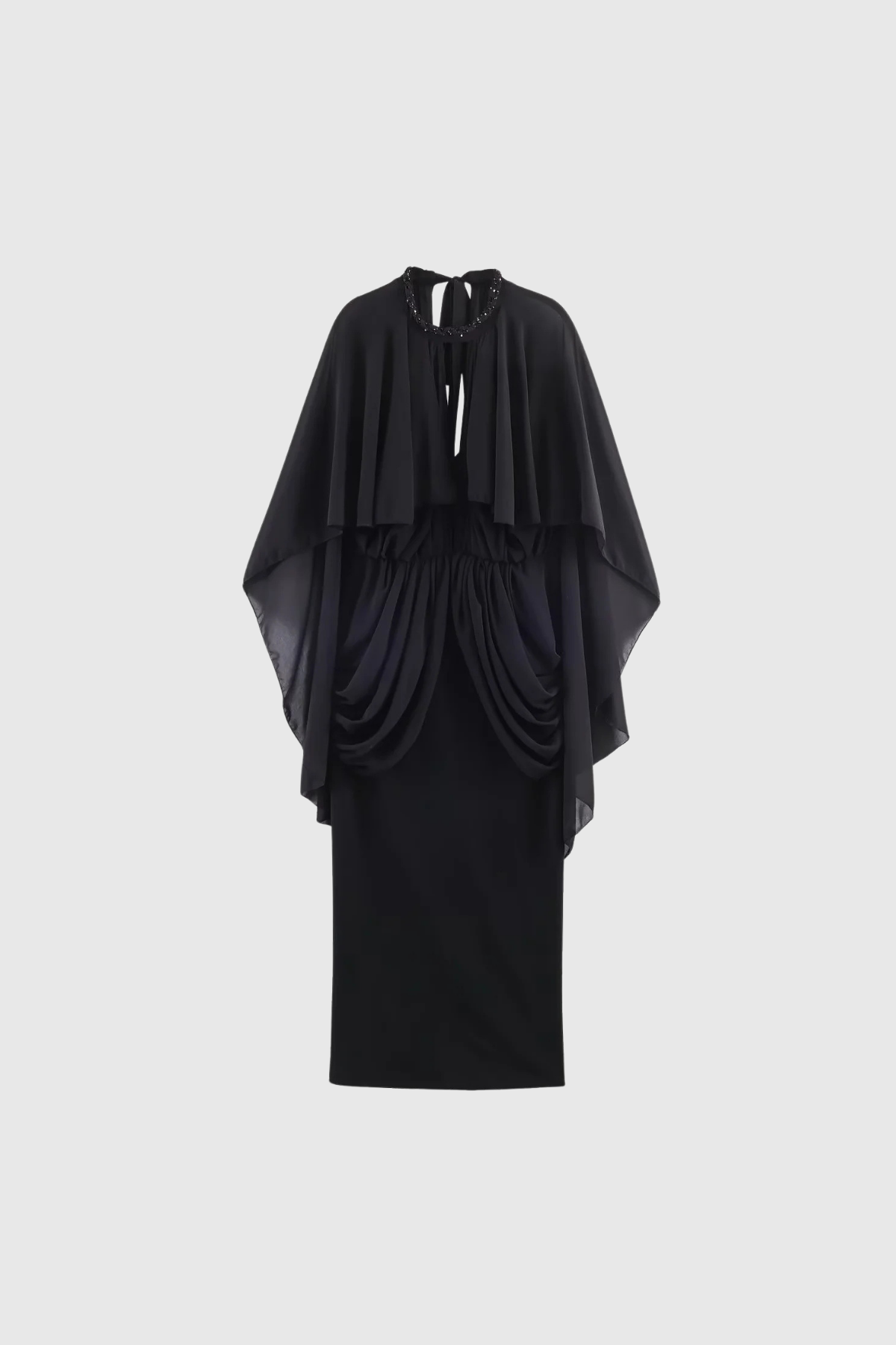 Firuz Draped Shawl Maxi Dress