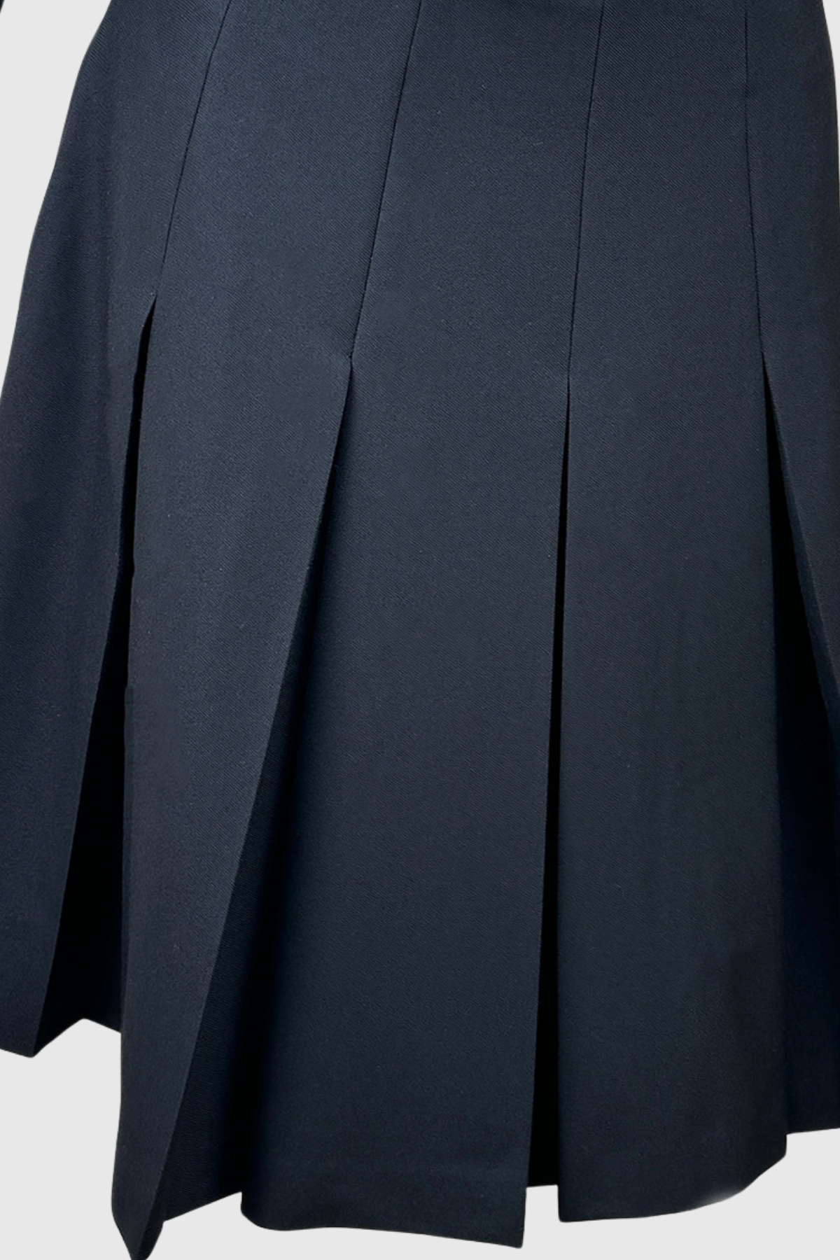 Firuza Crop Button Pleated Skirt Set