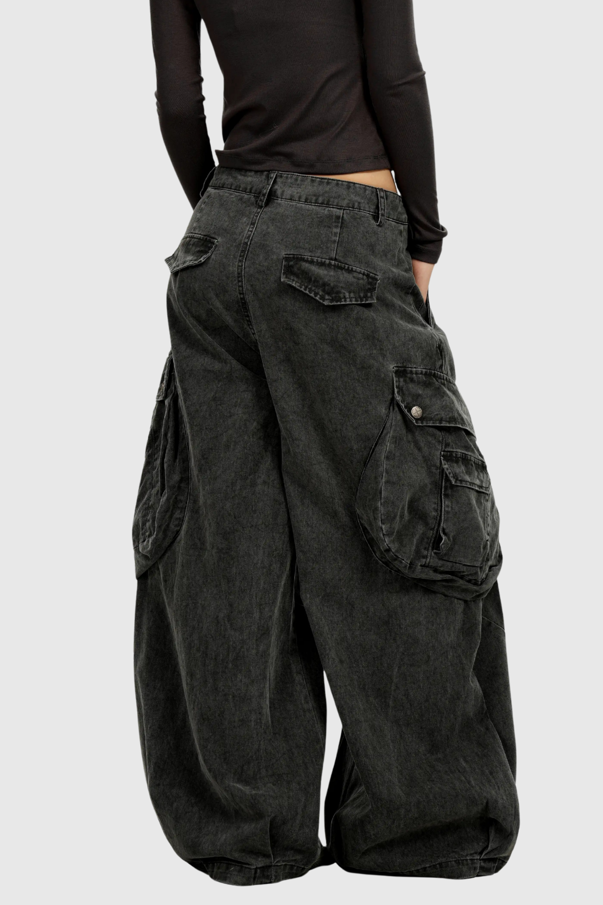 Fitz Bleached Cargo Jeans