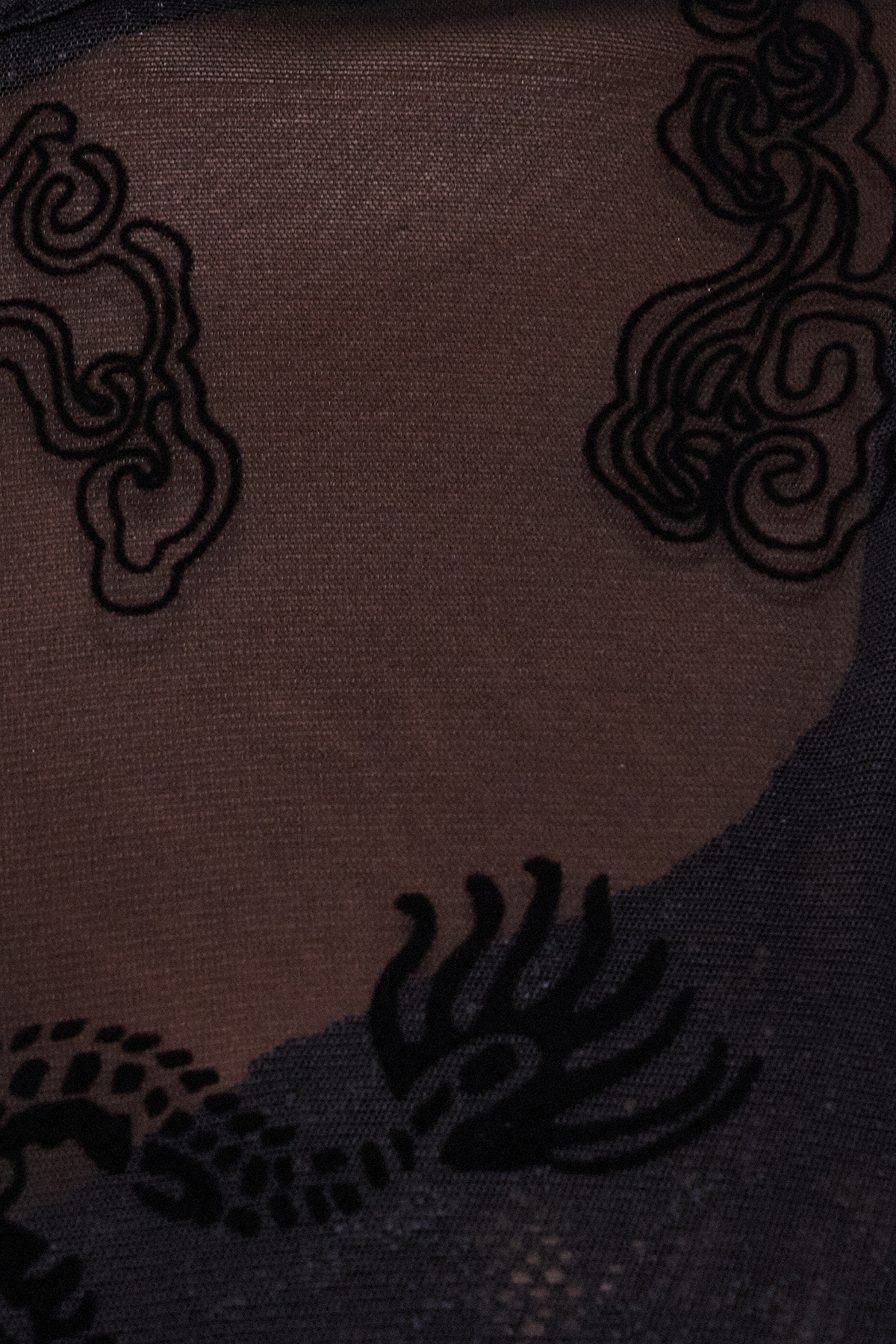 Fjolla Print Mesh Bodysuit