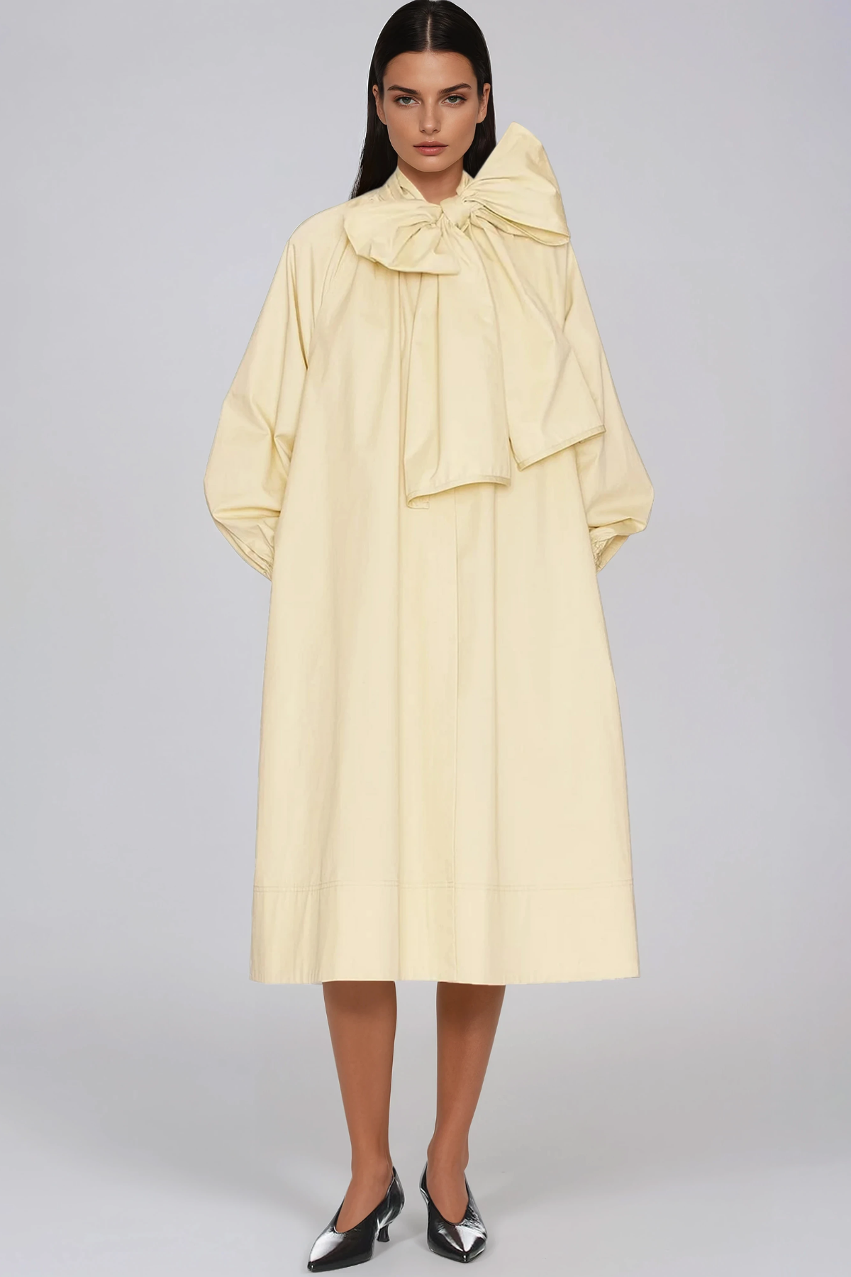 Flanagan Bow Ruch Coat