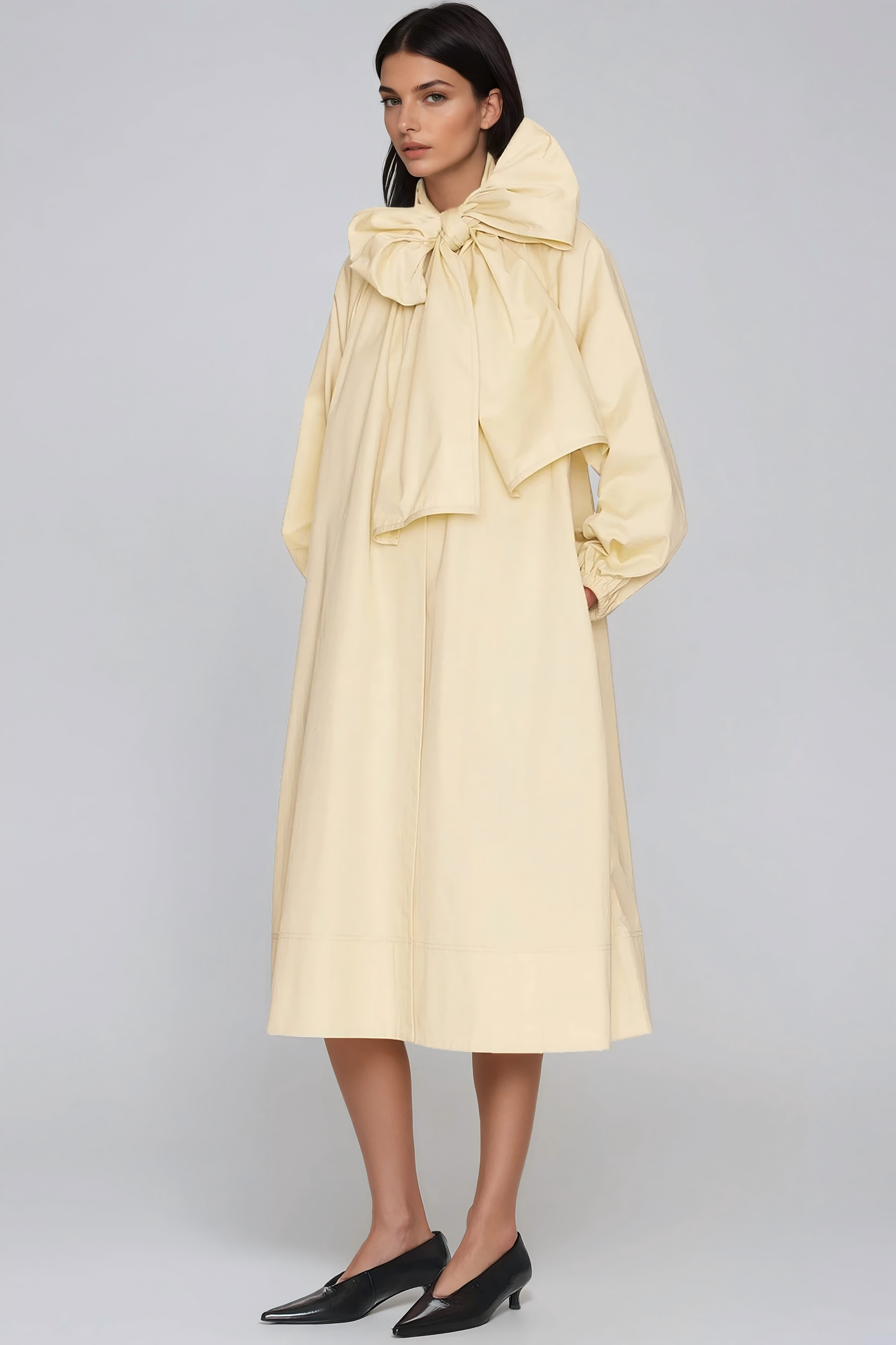 Flanagan Bow Ruch Coat