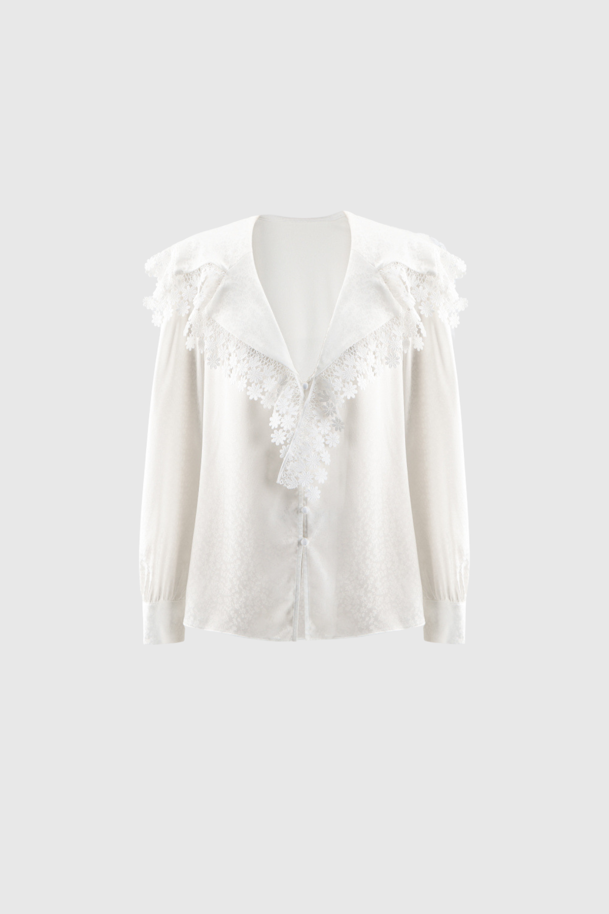 Flavien Plunge Flower Top