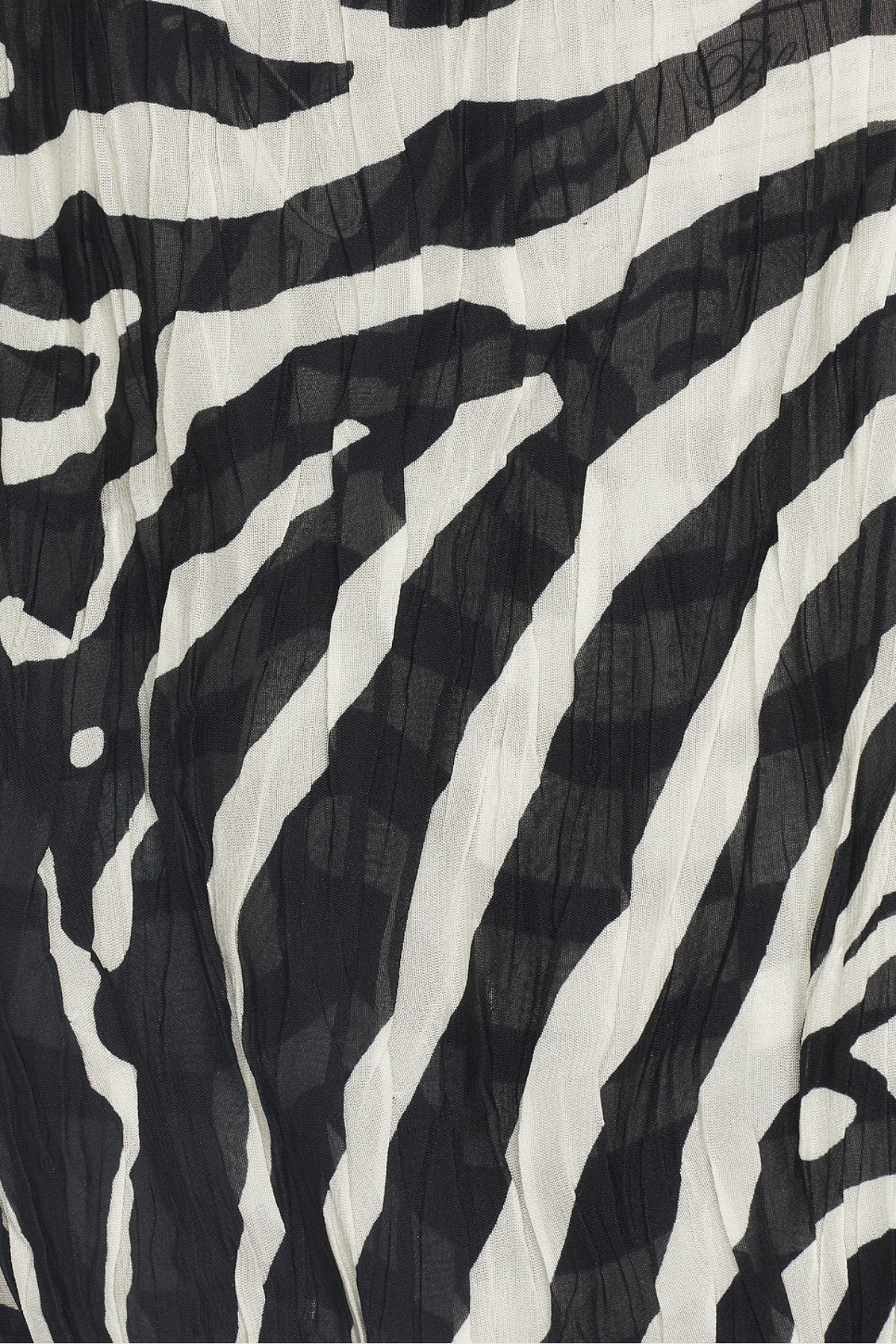 Flavienne Off Shoulder Zebra Print Top