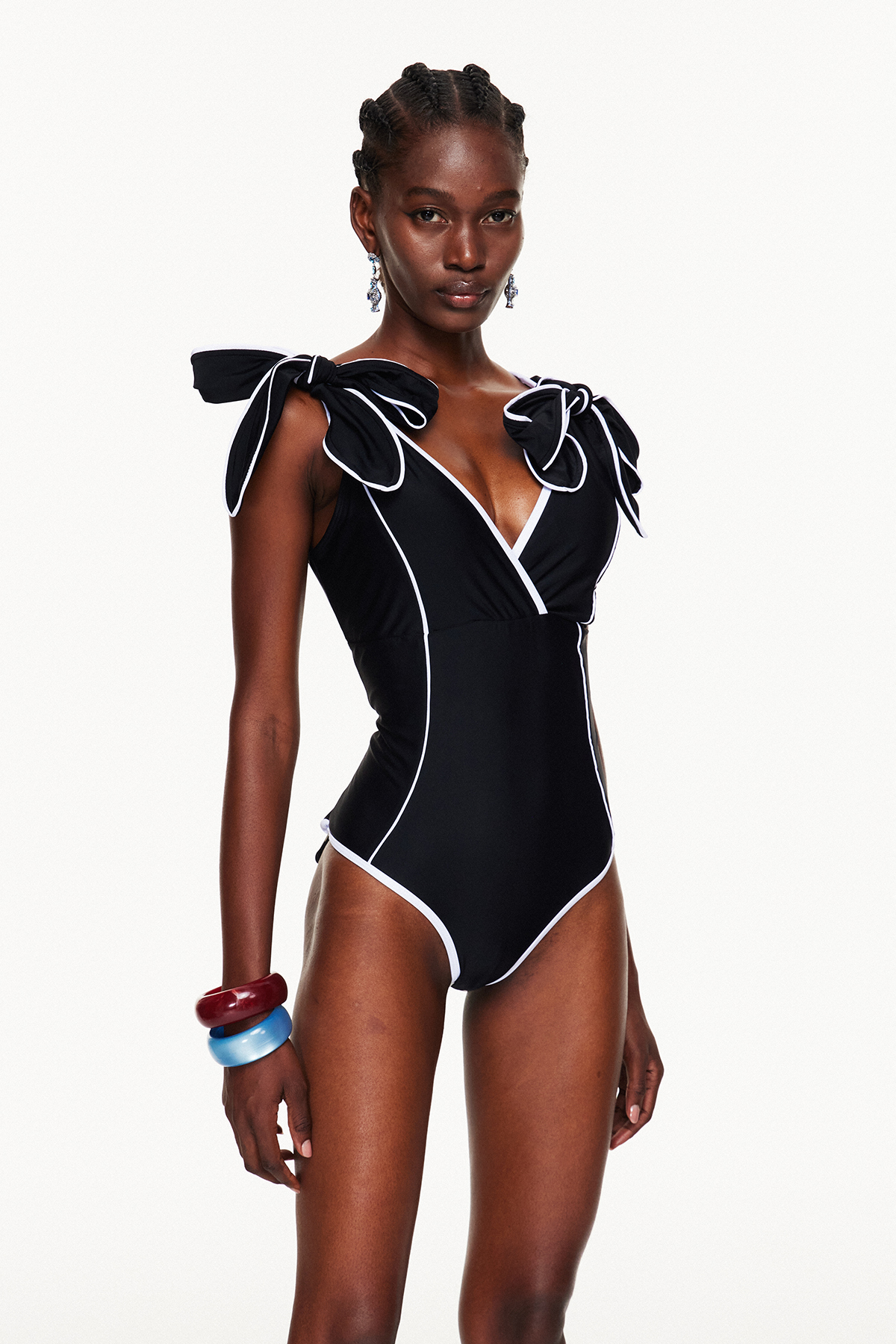 Flip Bow Two Piece Swimwear