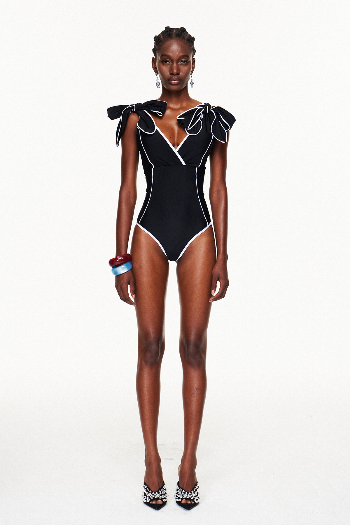 Flip Bow Two Piece Swimwear