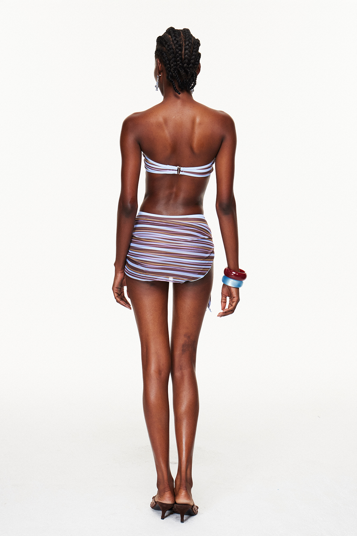 Floarea Stripe Tie Up Swimwear