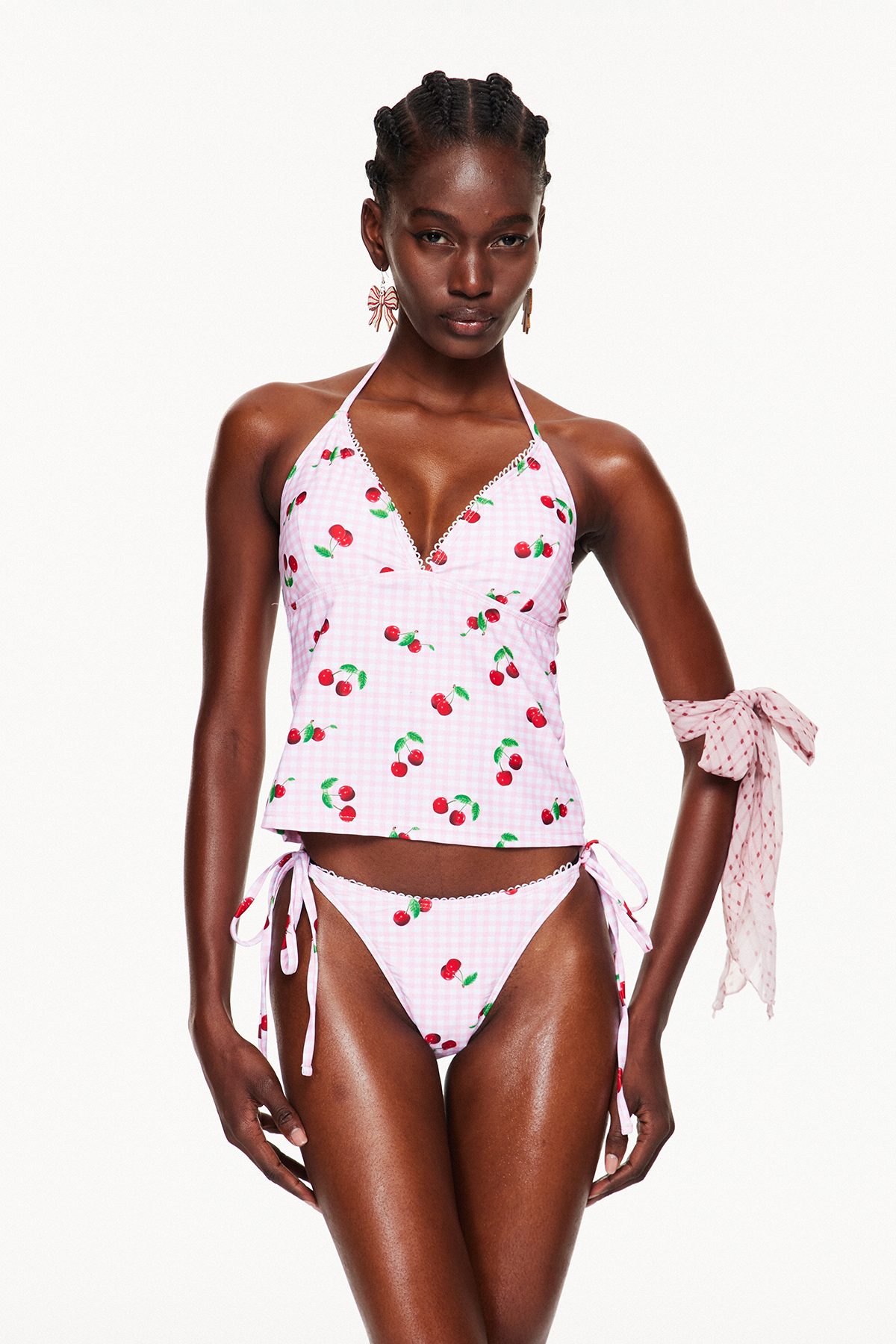 Floortje Grid Print Swimwear