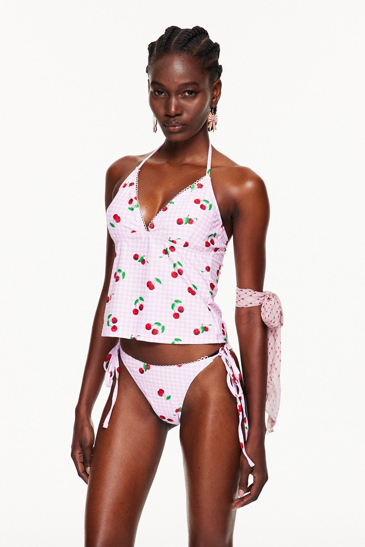 Floortje Grid Print Swimwear