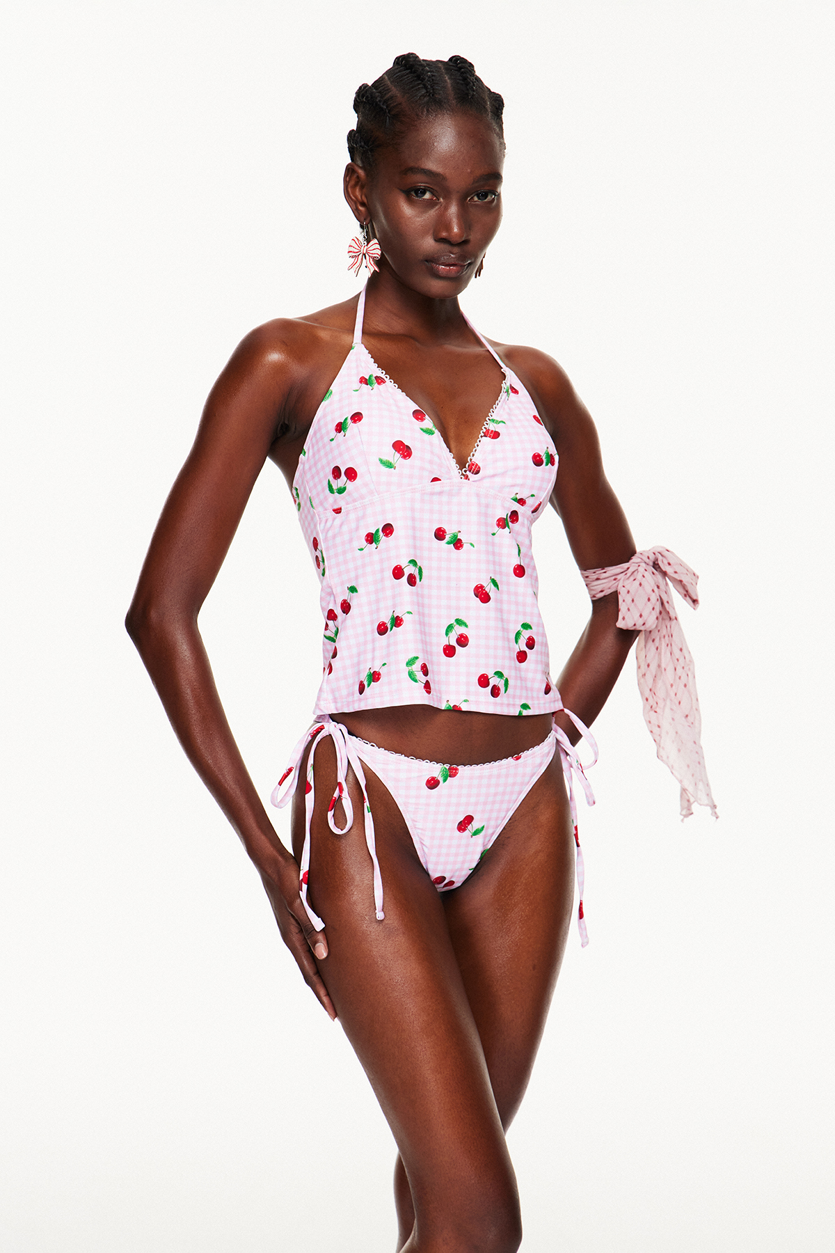 Floortje Grid Print Swimwear