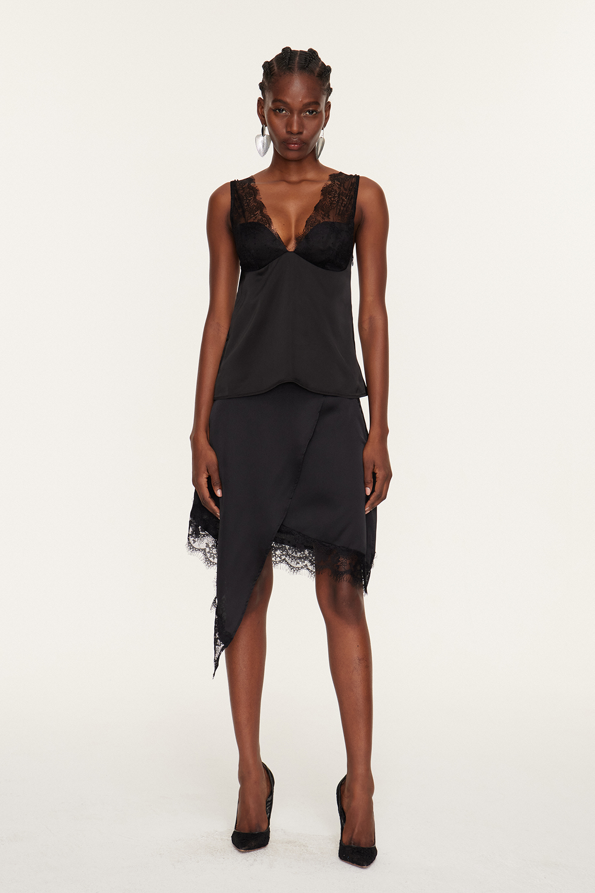 Farai V Neck Lace Top