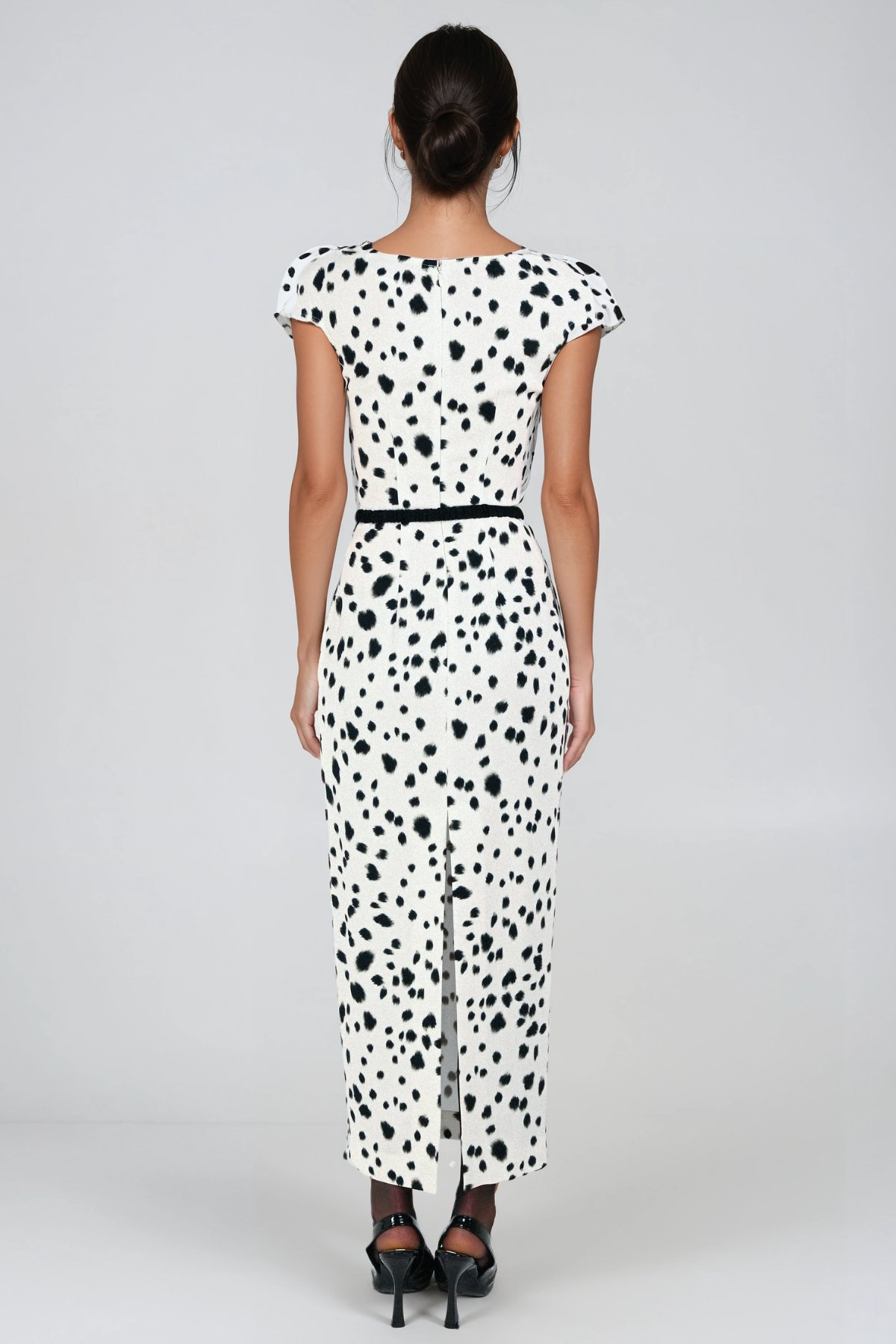 Florimond Cow Print Maxi Dress