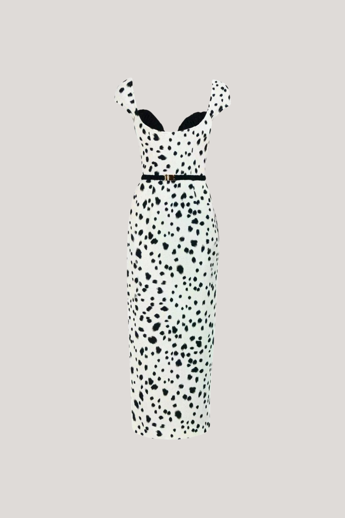 Florimond Cow Print Maxi Dress