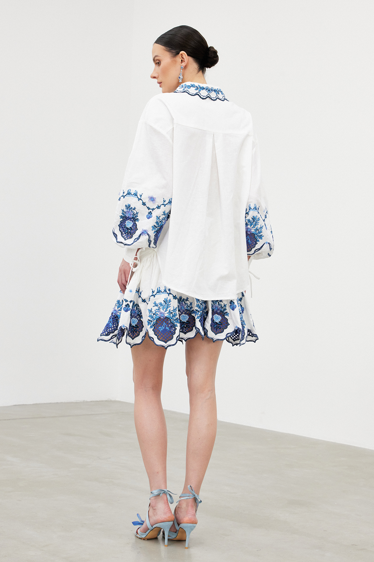 Florinda Embroidered Floral Shirt