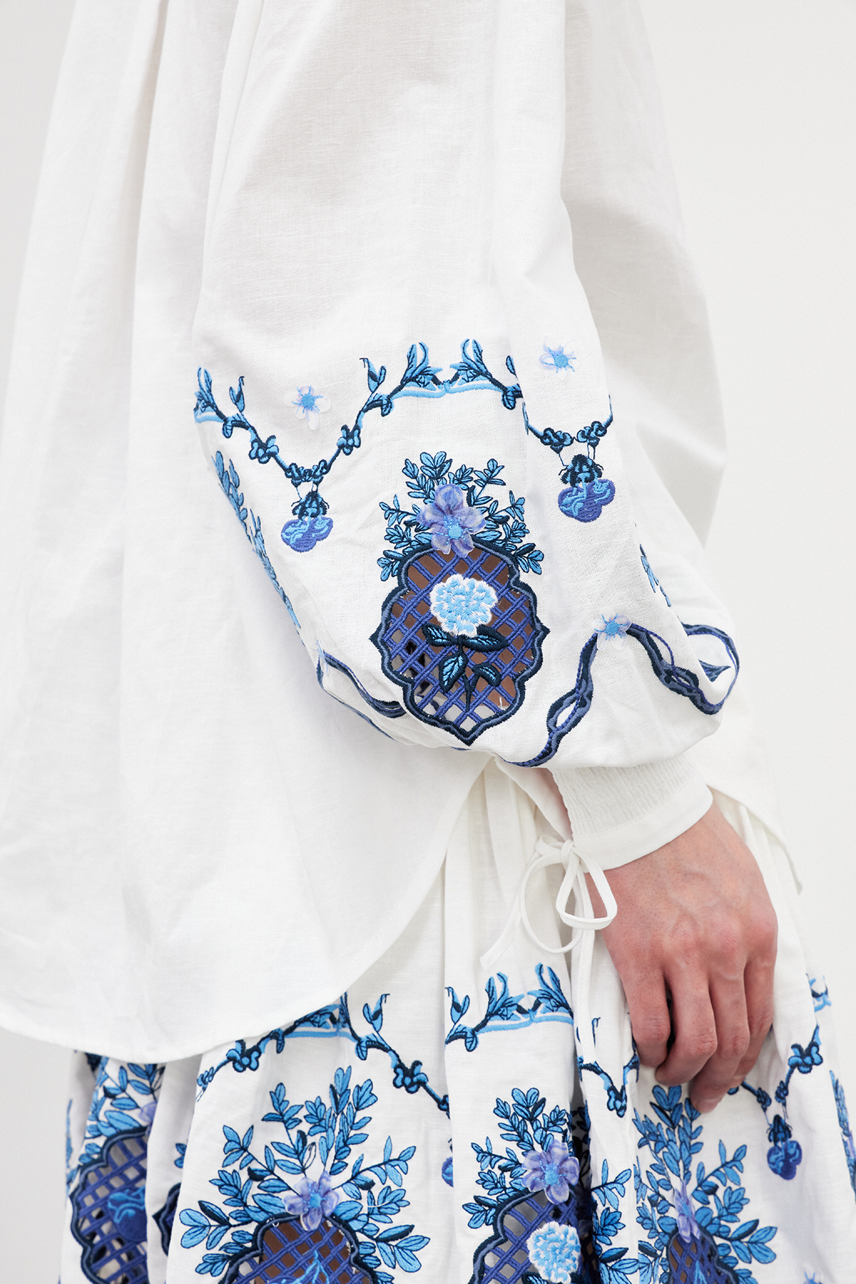 Florinda Embroidered Floral Shirt