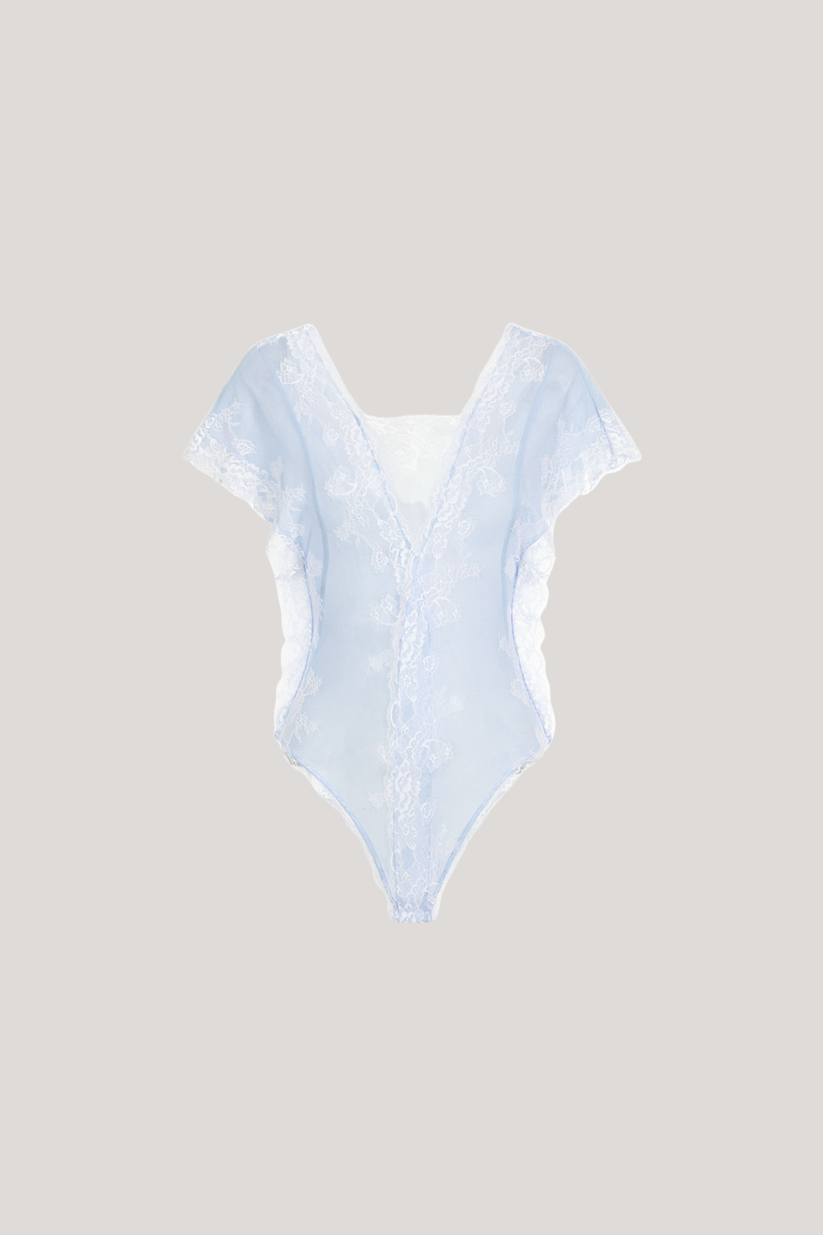 Florine Cowl Neck Lace Bodysuit