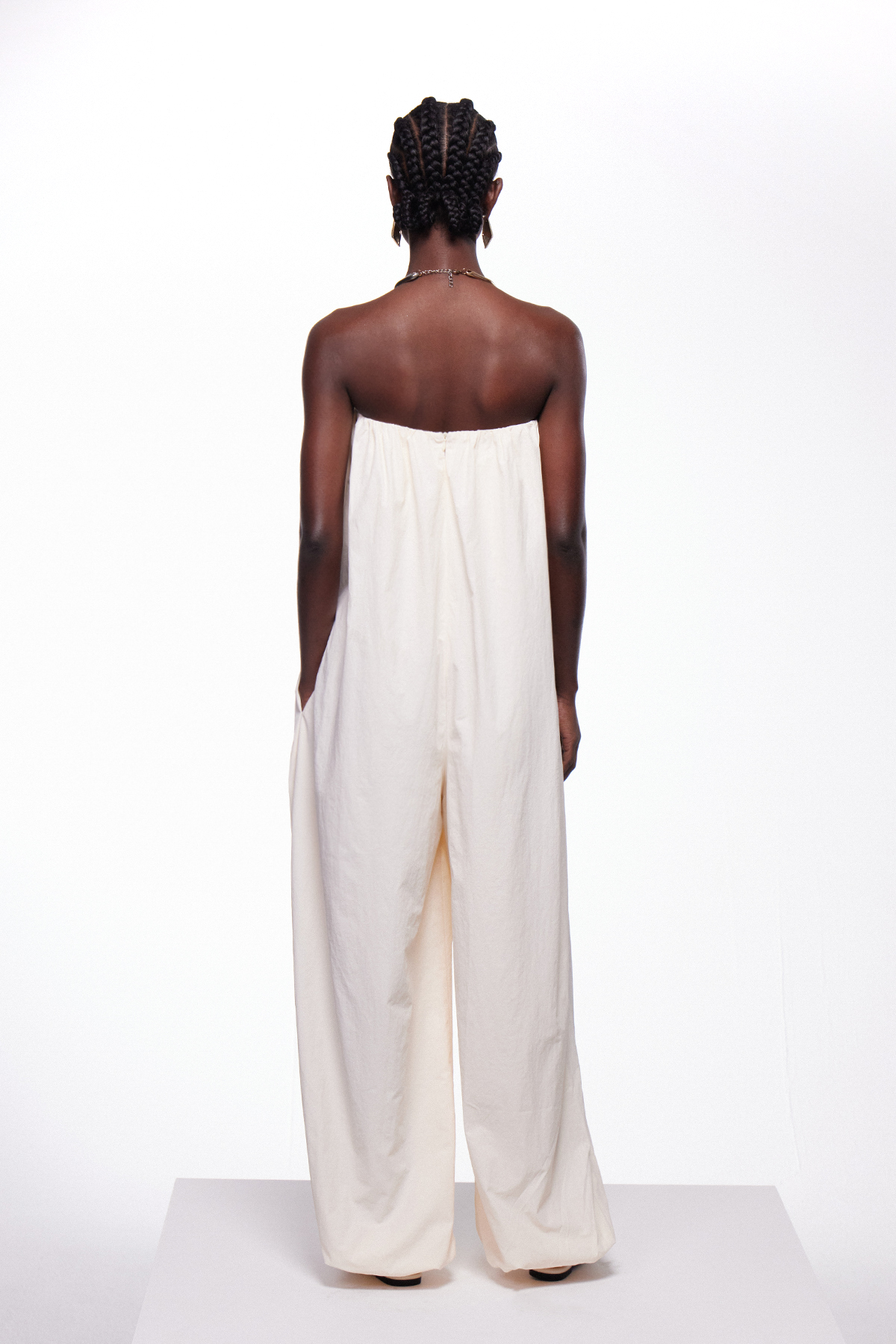 Floris Strapless Balloon Jumpsuit
