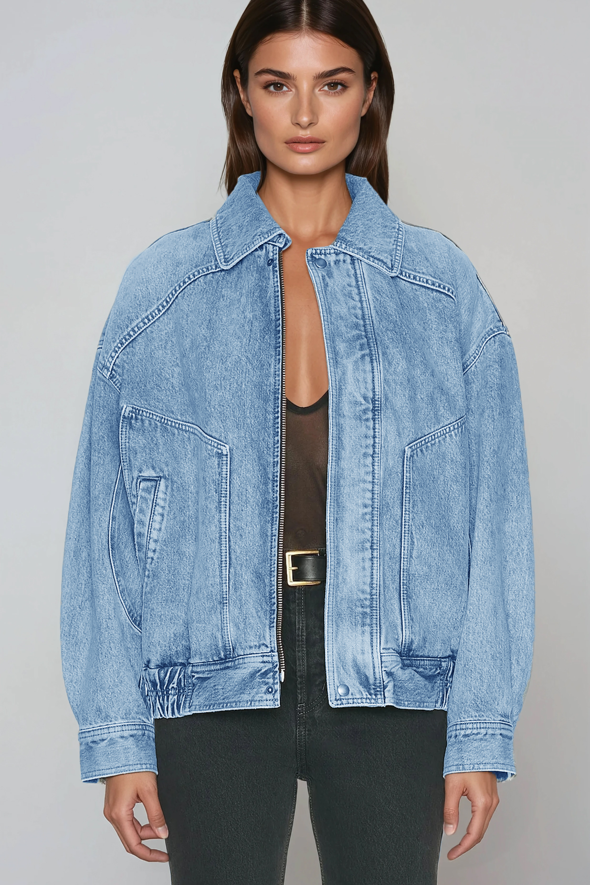 Florry Oversized Denim Jacket