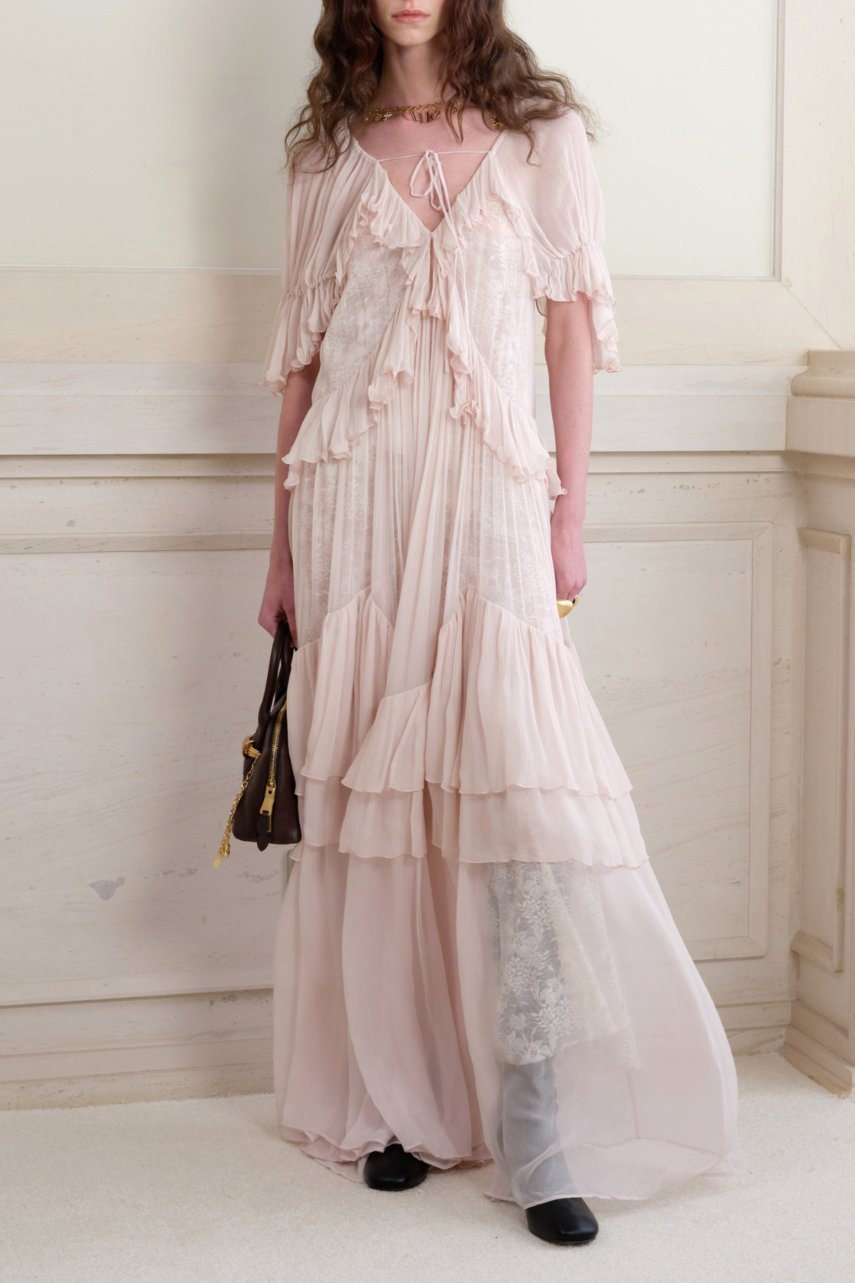 Folami Ruffle Tiered Maxi Dress