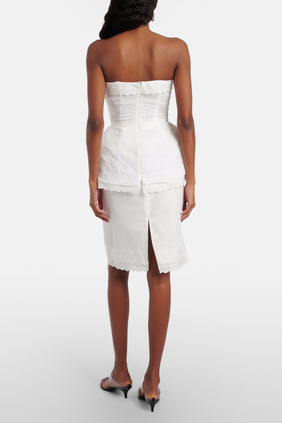 Folki Strapless Floral Skirt Set