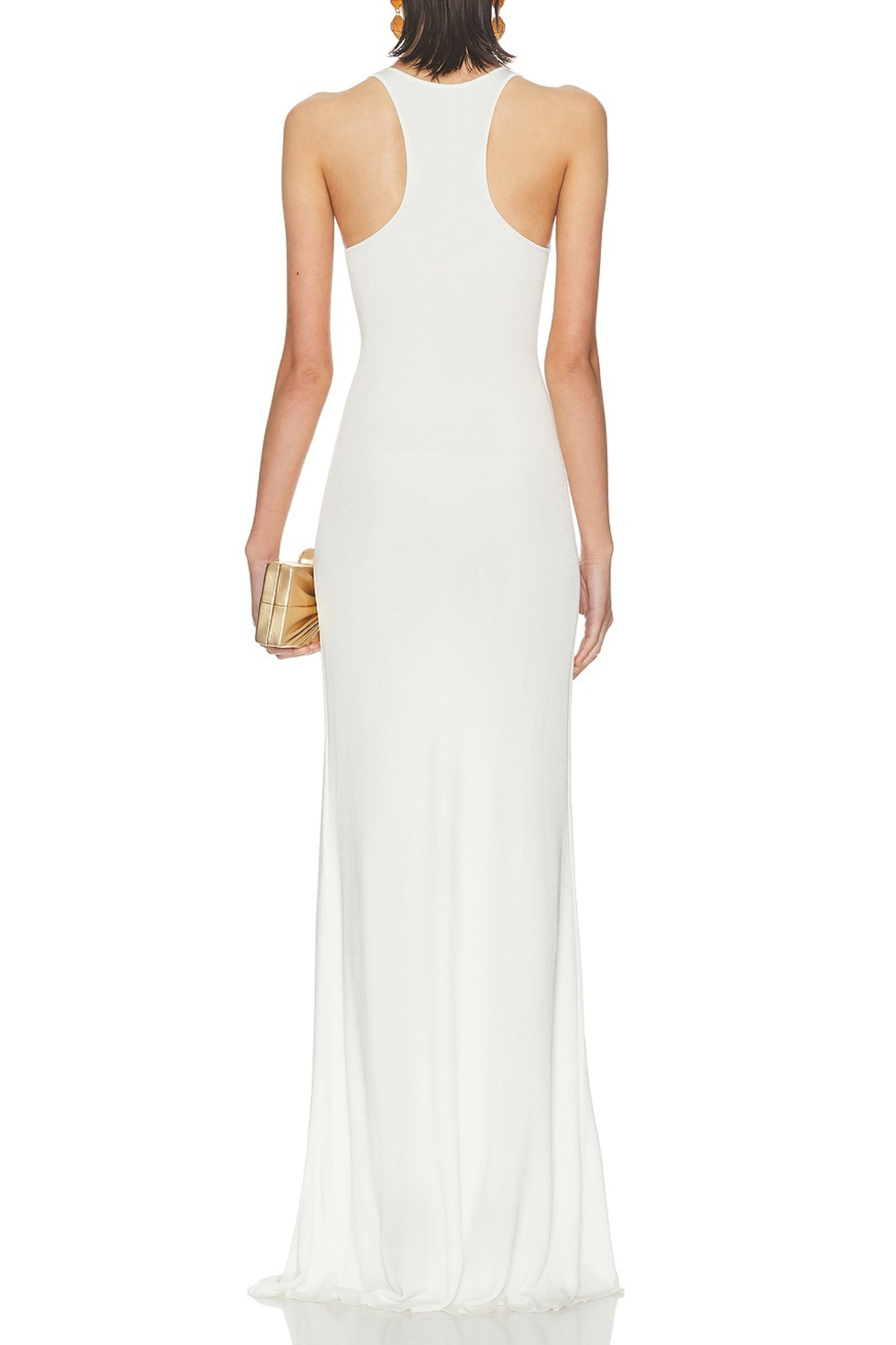 Forest Sleeveless High Split Maxi Dress