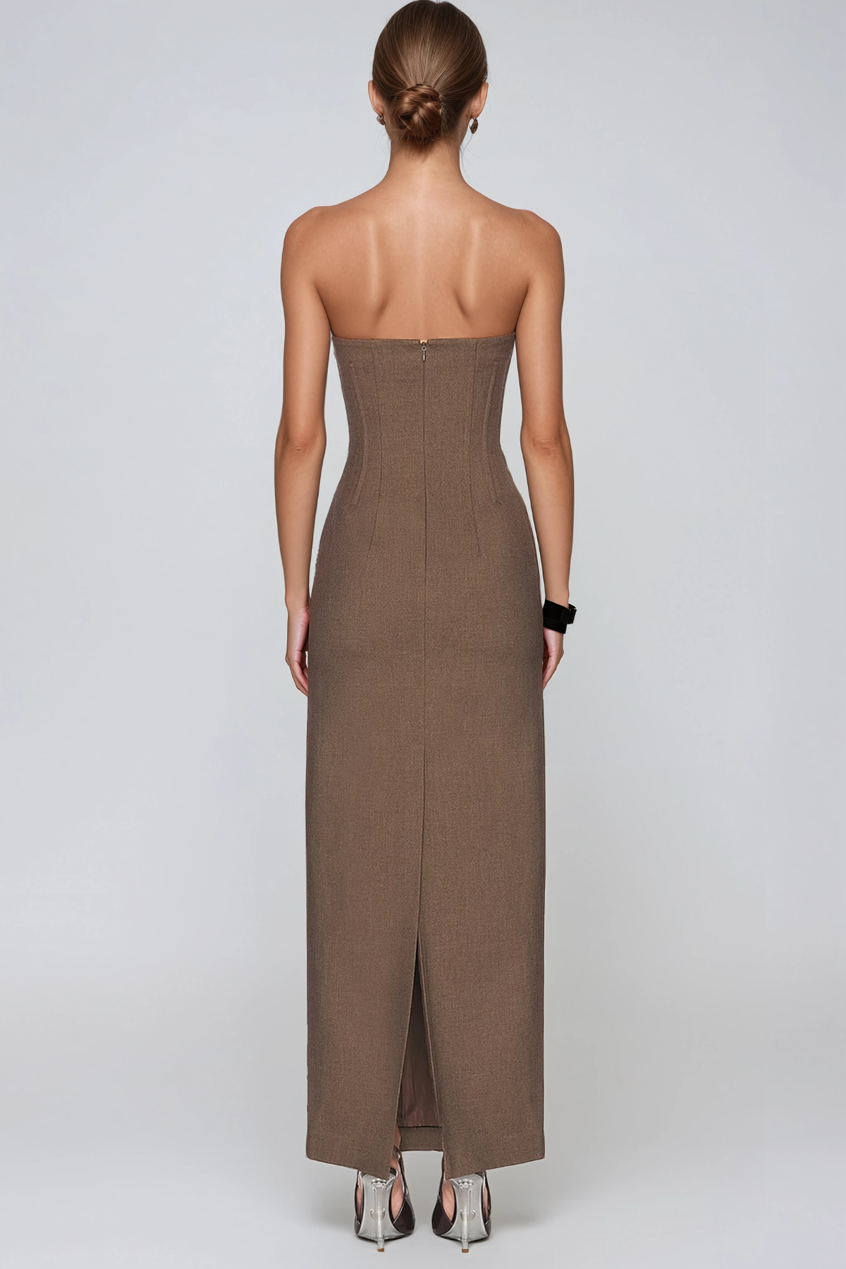 Fortune Strapless Corset Maxi Dress