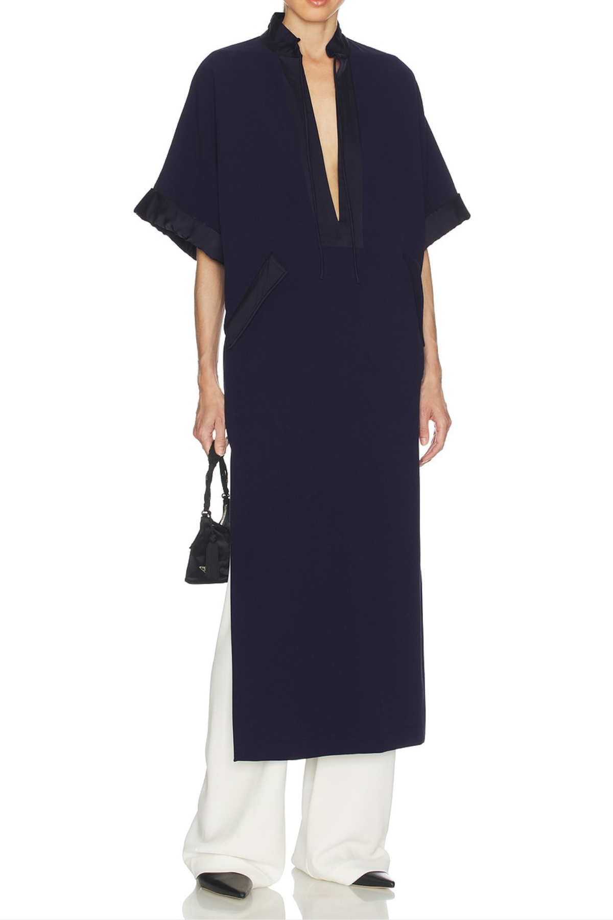 Foteini Plunge Midi Dress