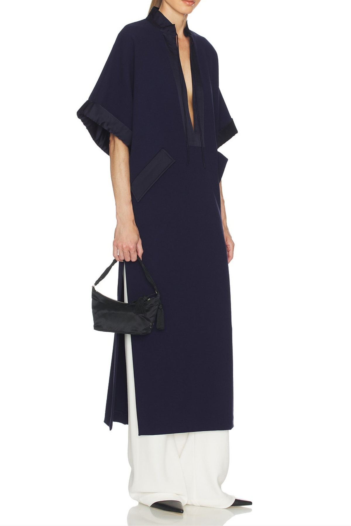 Foteini Plunge Midi Dress