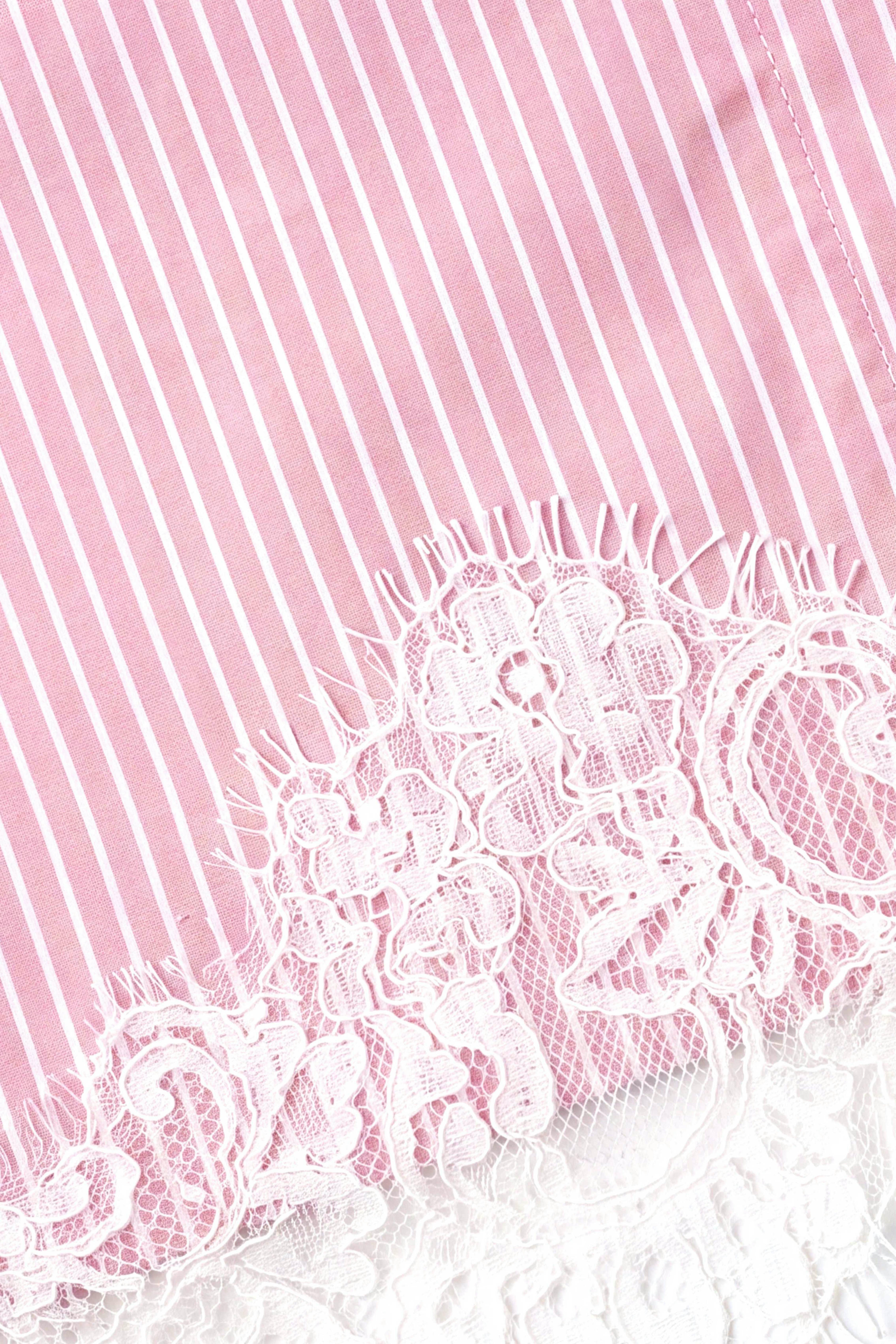 Fouzia Lace Shorts Set In Pink