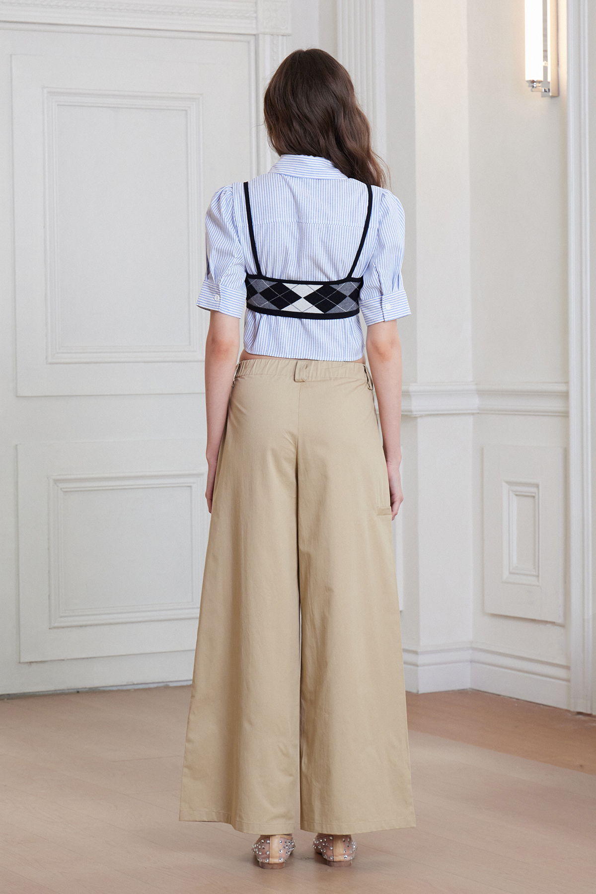 Franek Stripe Pants Set