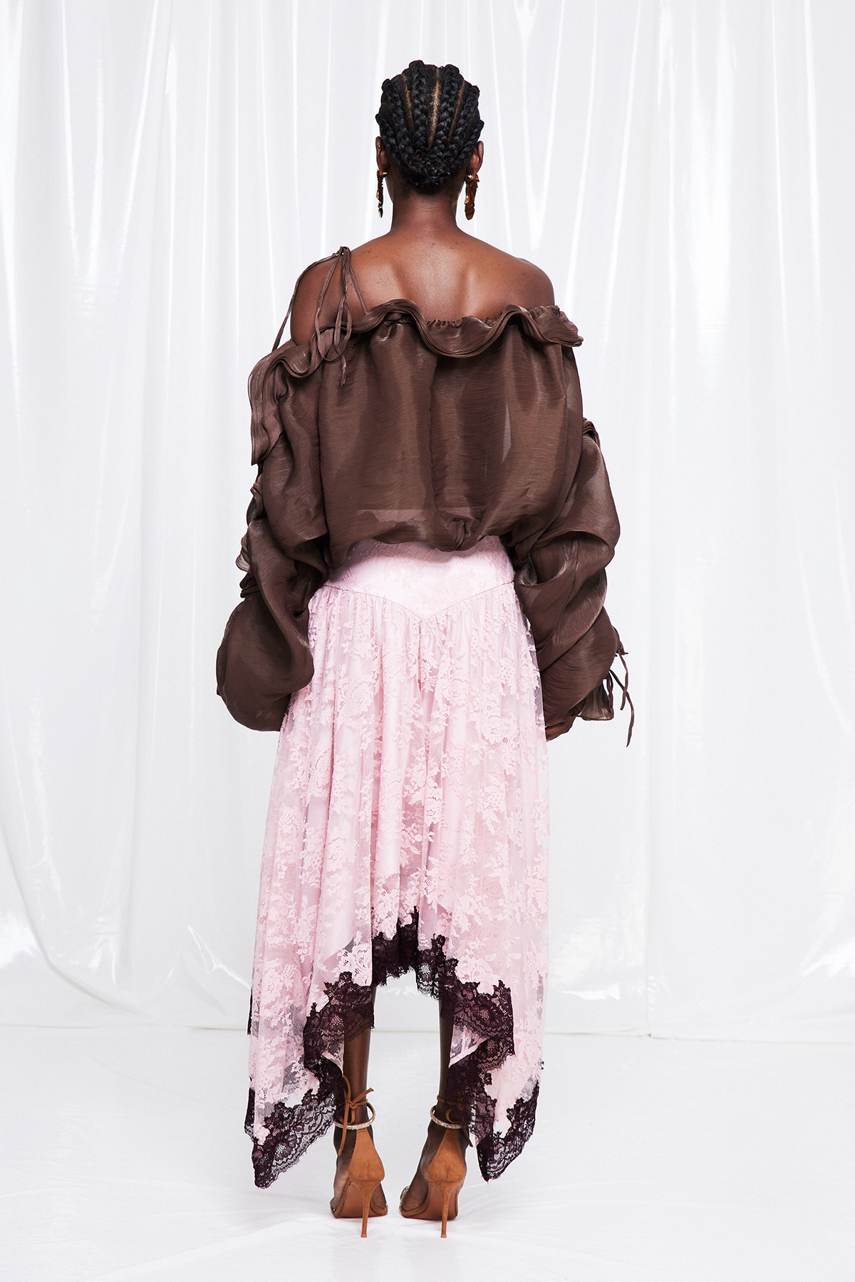 Frano Off Shoulder Ruffle Top