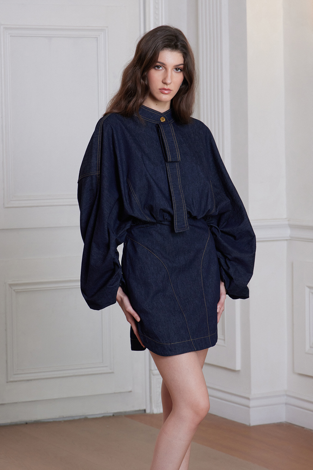 Frauke Ruch Denim Mini Dress