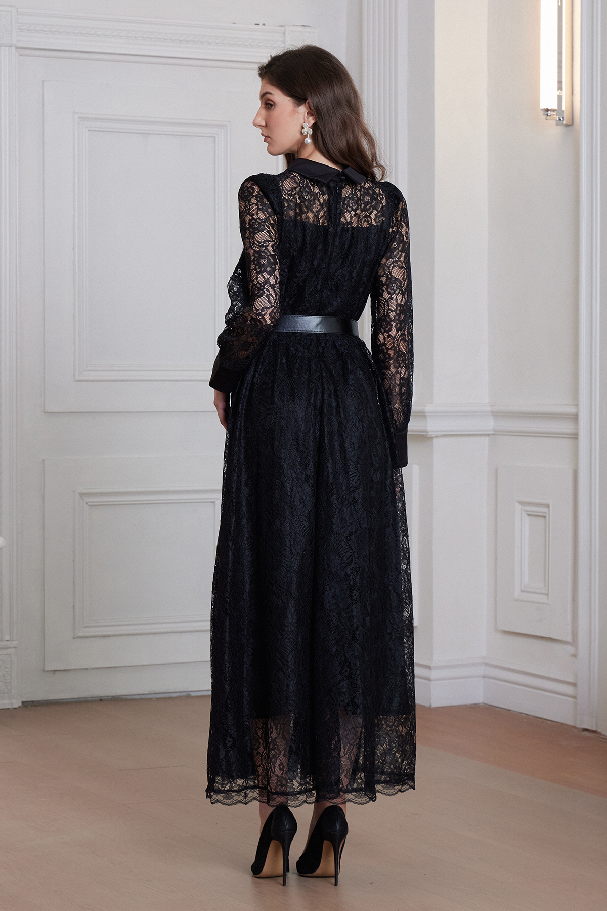 Fred Embellished Lace Maxi Dress