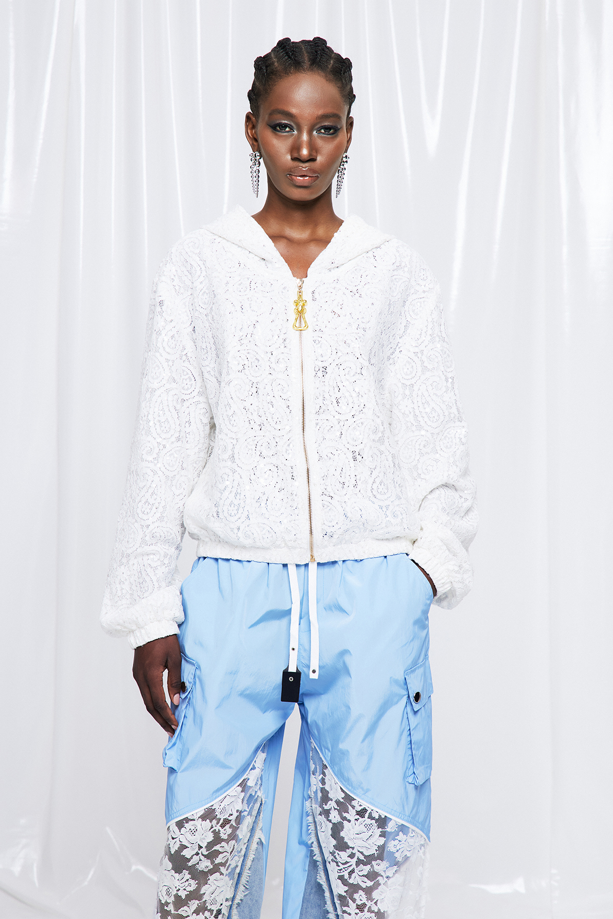 Frederik Sequin Lace Jacket