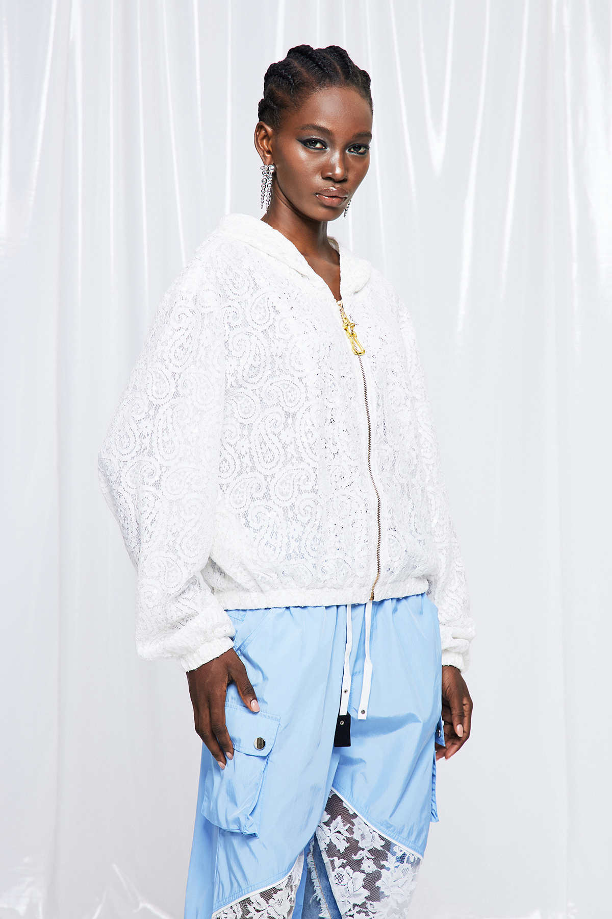 Frederik Sequin Lace Jacket