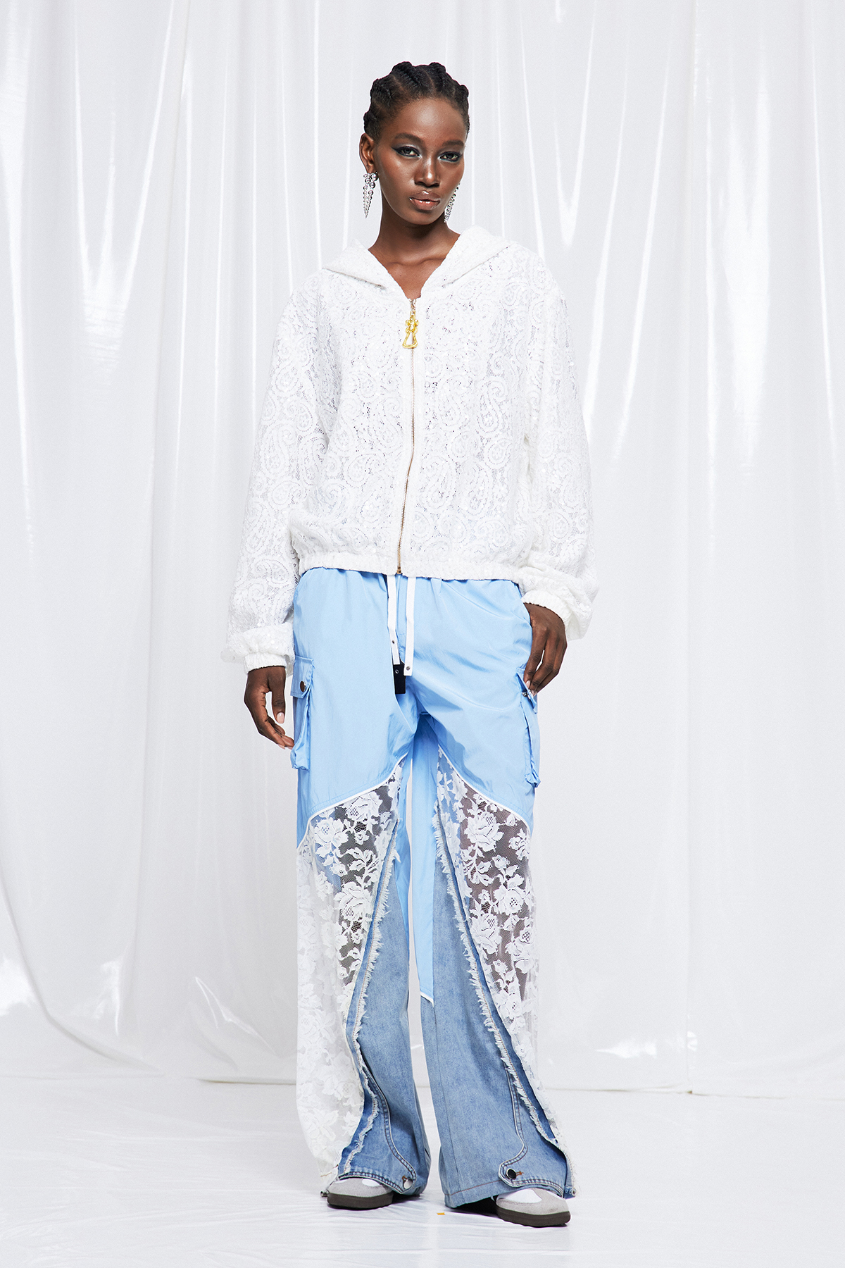 Frederik Sequin Lace Jacket