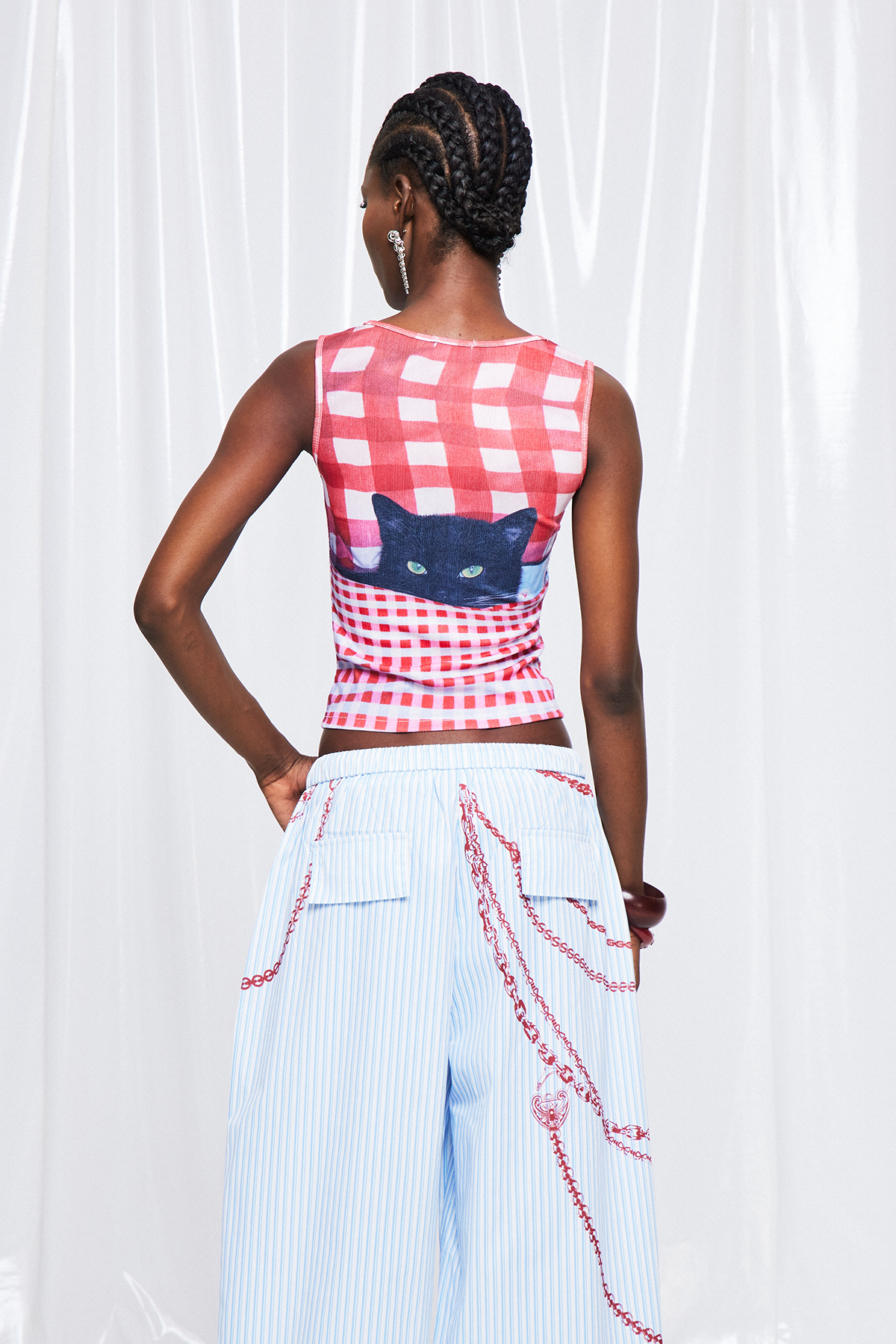 Freida Grid Tank Top